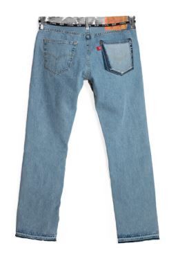 Heron Preston × Levi's Heron Preston Levi's 501 Denim Collab Size US 30 / EU 46 - 2 Thumbnail