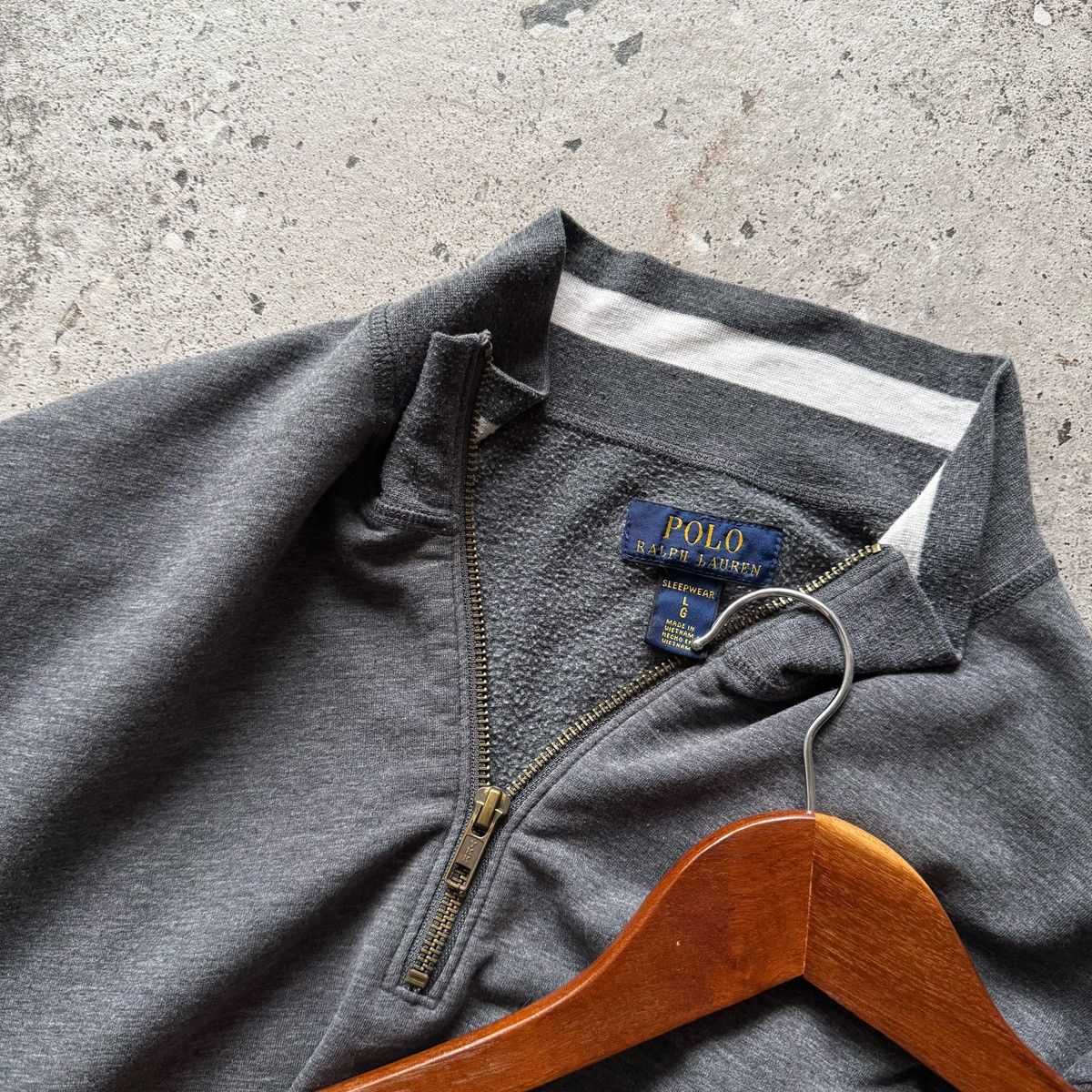 Polo Ralph Lauren Polo Ralph Lauren Mens Gray 1/4 Zip Pullover LS Small Logo Size US L / EU 52-54 / 3 - 3 Thumbnail