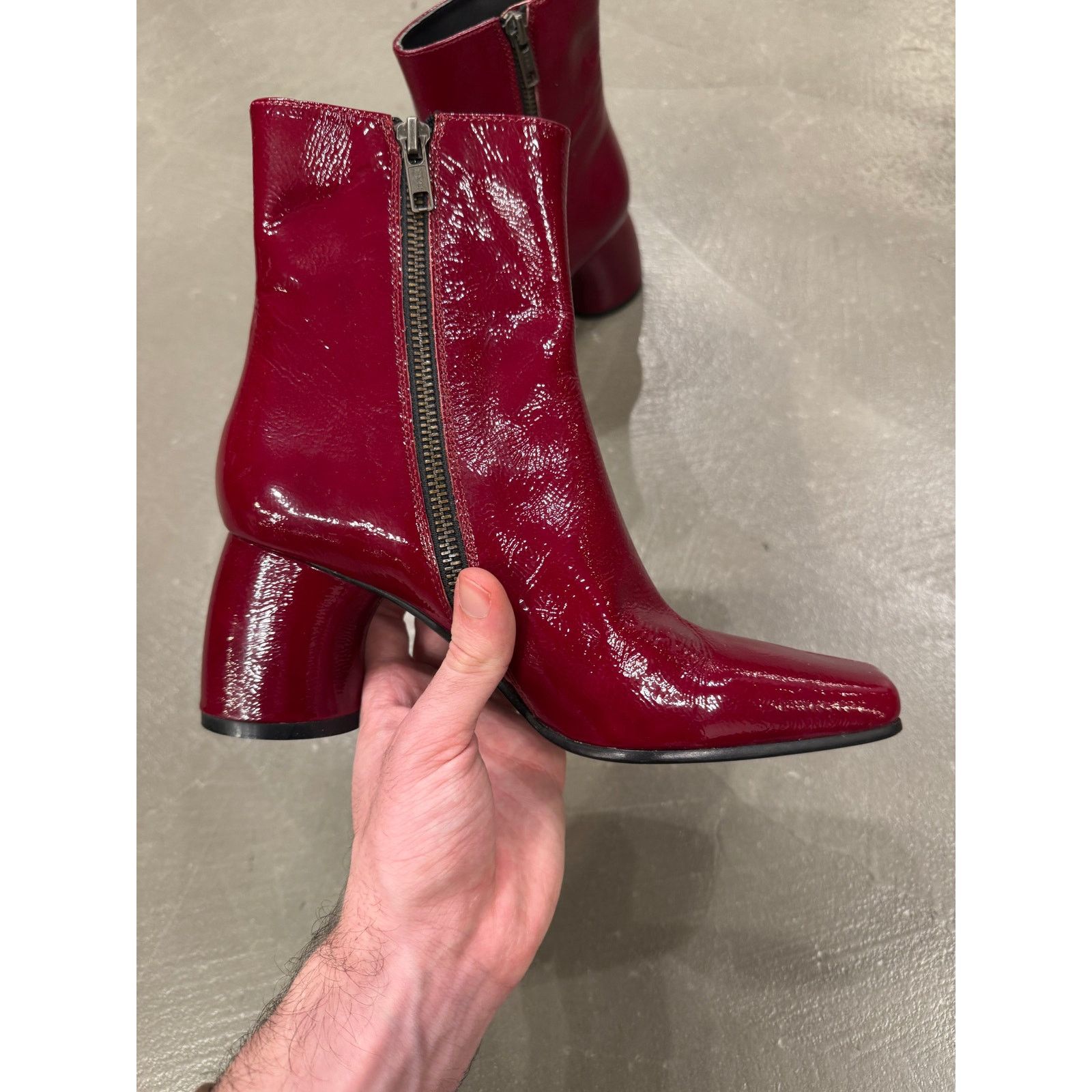 Ann Demeulemeester Ann Demeulemeester red ankle boots Size US 6 / IT 36 - 4 Thumbnail