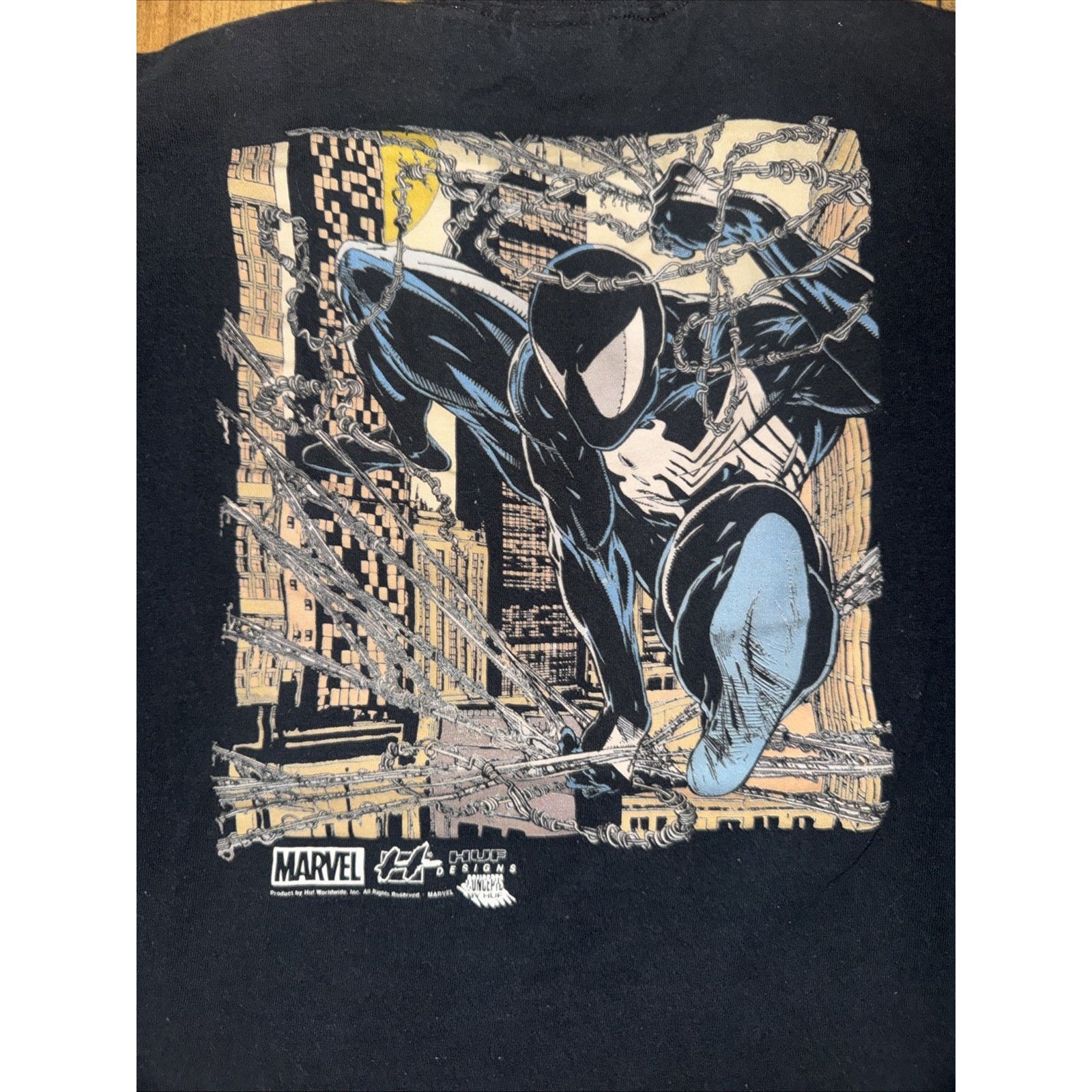Huf × Marvel Comics HUF Spiderman Skateboarding T-Shirt Youth Large 18x22 Size L / US 10 / IT 46 - 2 Thumbnail