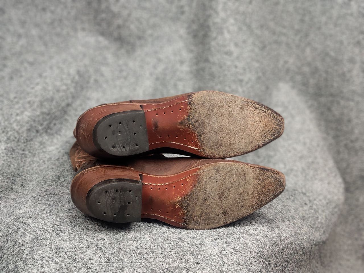 Boulet Vintage Boulet Canada Made Brown Western Cowboy W Boots Size US 7.5 / IT 37.5 - 23 Thumbnail
