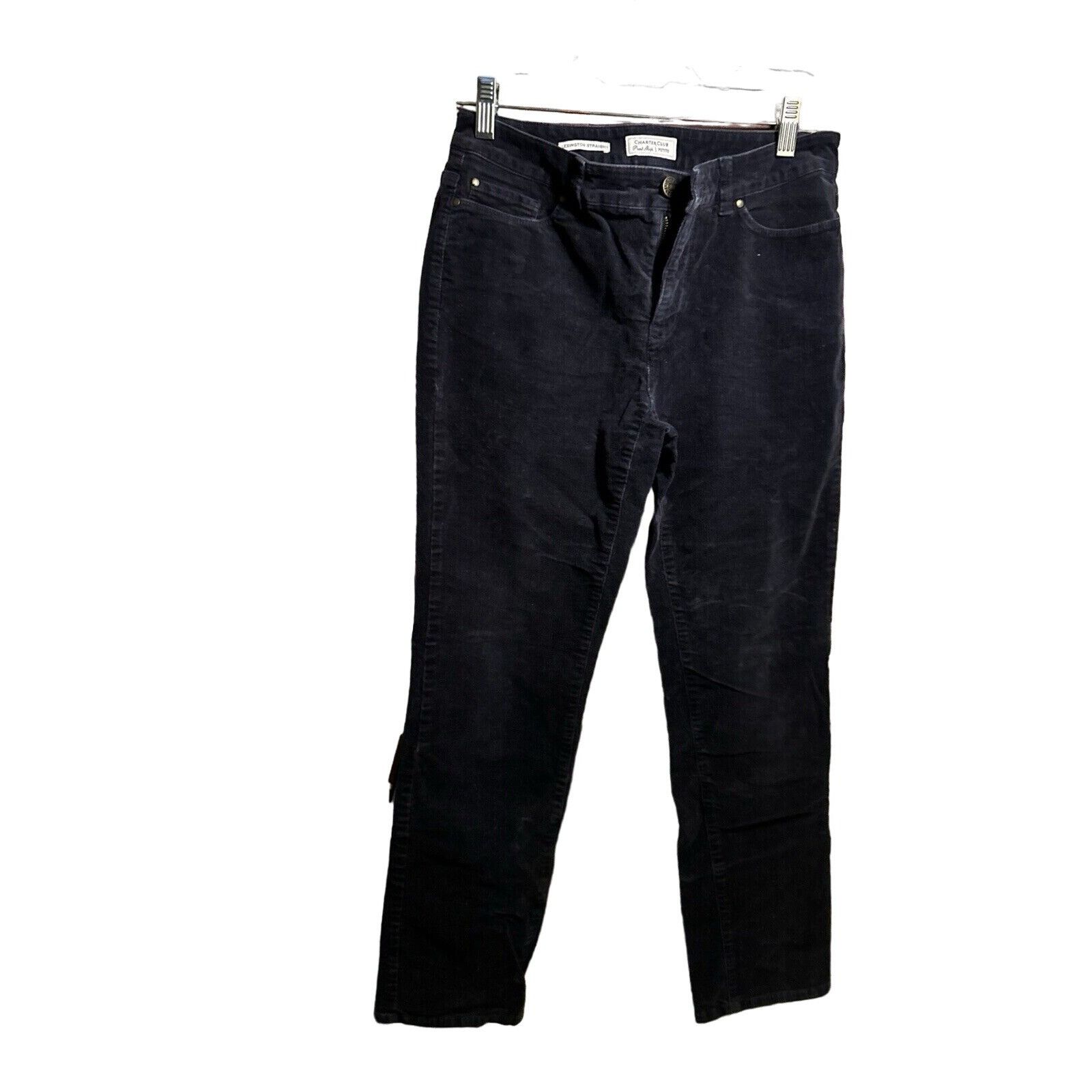 Other Charter Club Petite Lexington Corduroy Straight-Leg Pants Si Size 27" / US 4 / IT 40 - 1 Thumbnail
