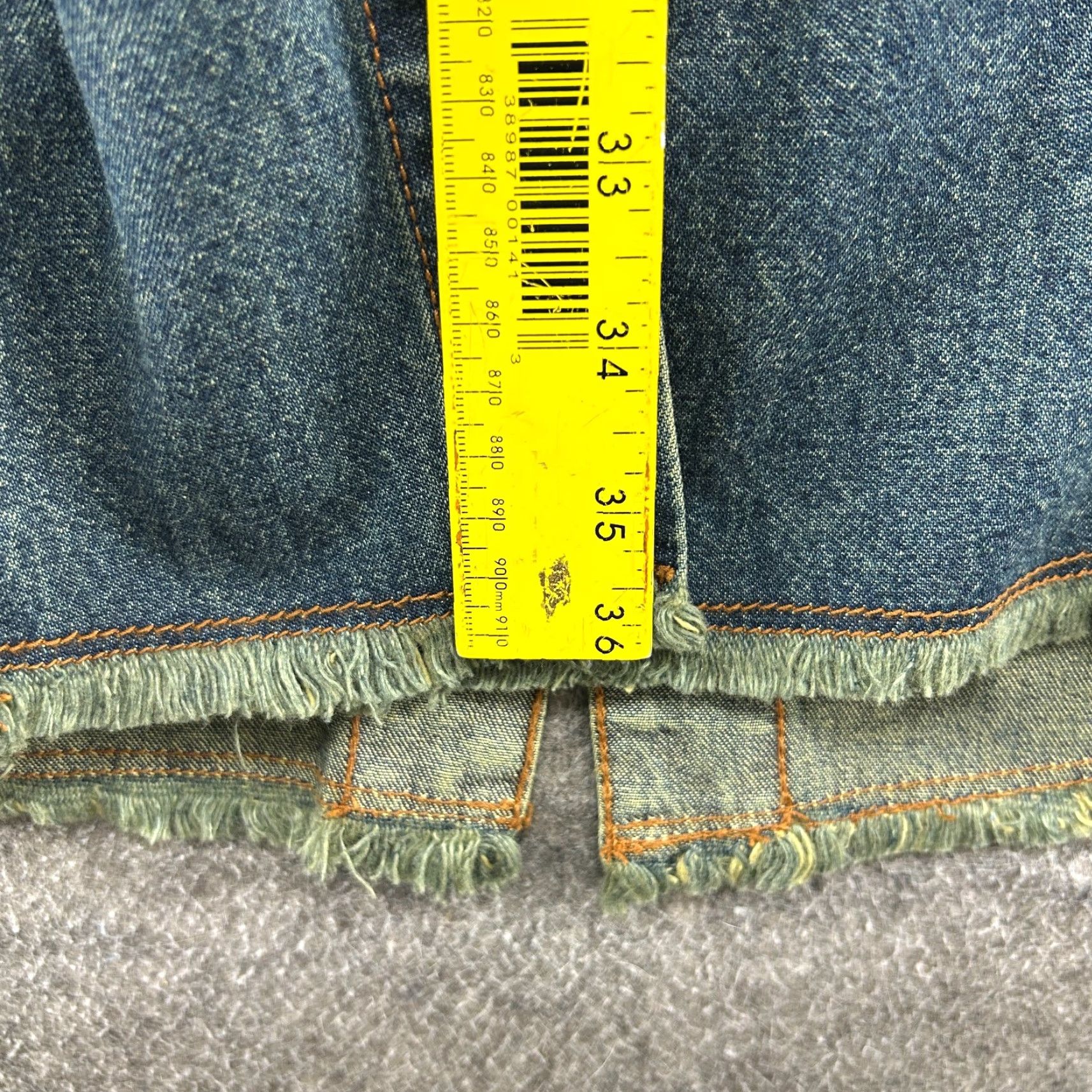 Faded Glory VINTAGE Faded Glory Dress Shirt Dress Womens Small Blue Denim Long Maxi 90s Womens Size 28" / US 6 / IT 42 - 6 Thumbnail