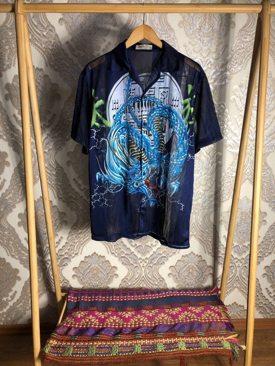 Japanese Brand × Vintage VERY RARE DRAGONS SHIRT DESIGNER JAPAN STYLE Y2K 90s RETRO Size US L / EU 52-54 / 3 - 1 Thumbnail