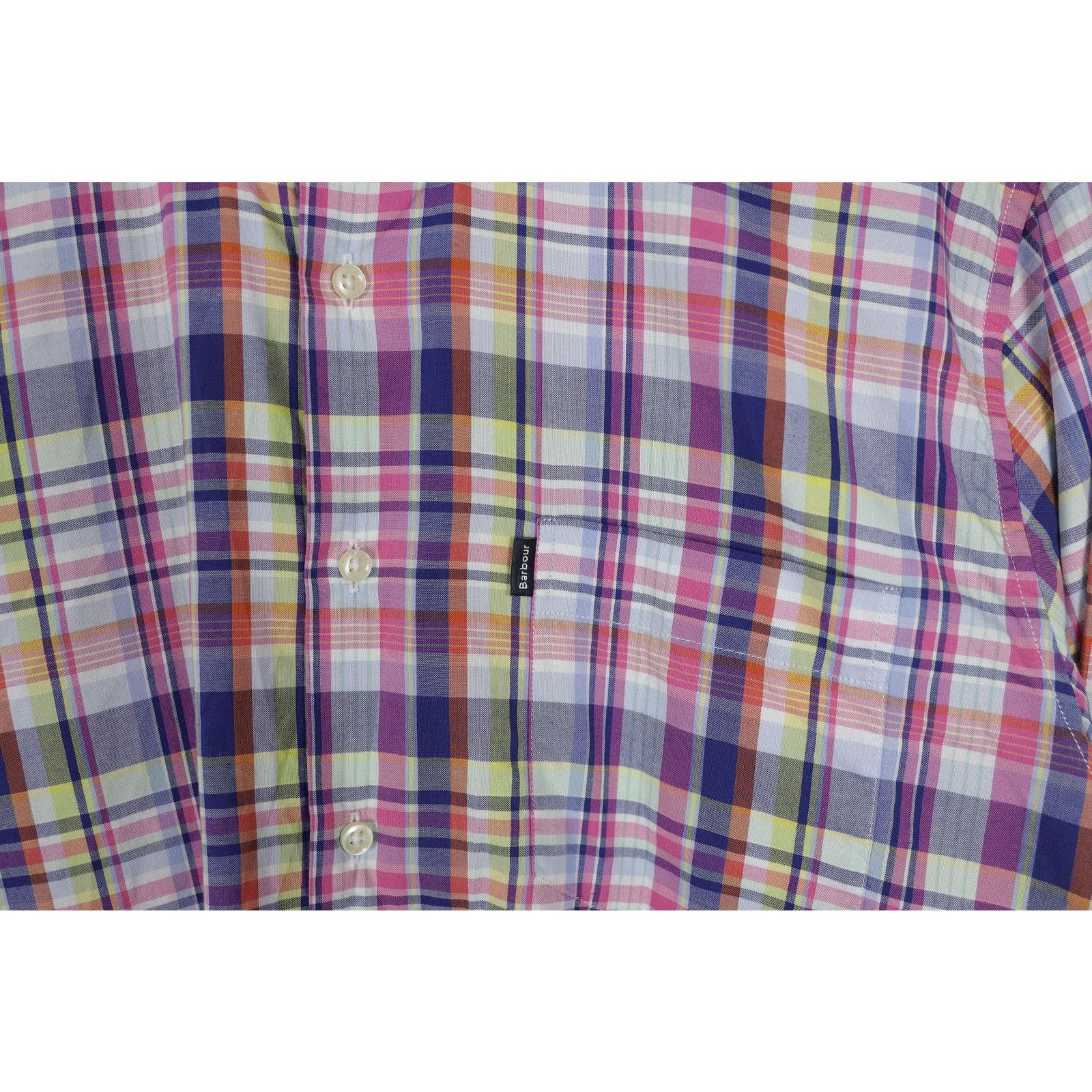 Barbour Barbour Douglas Tailored Fit Pink Plaid Oxford Shirt Size US L / EU 52-54 / 3 - 4 Thumbnail