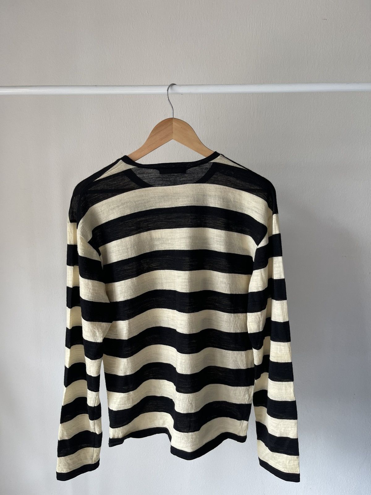 Jun Takahashi A/W1997 Undercover Jun Takahashi Stripe Wool Long Sleeve A1 Size US M / EU 48-50 / 2 - 6 Thumbnail