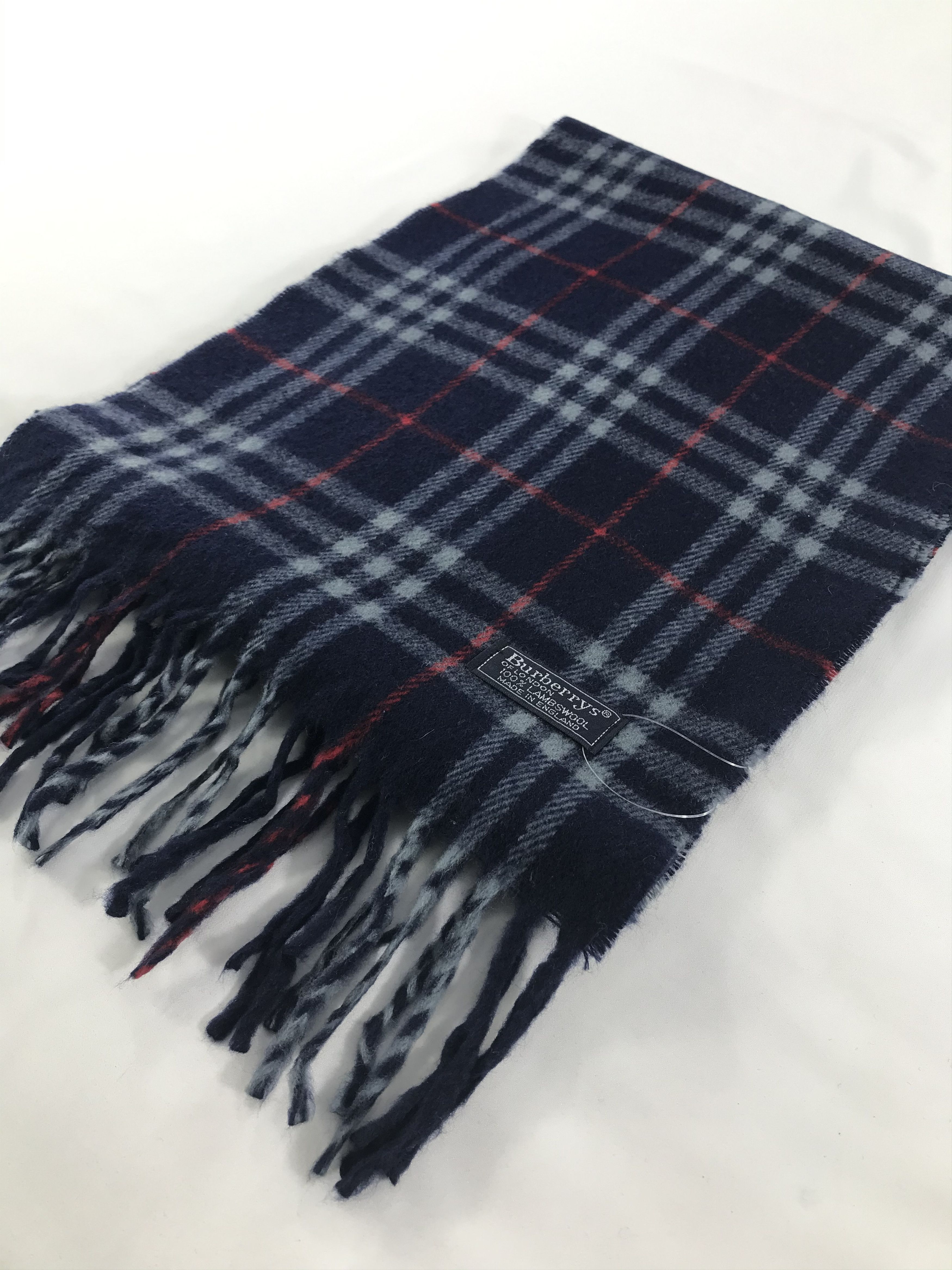 Burberry × Vintage Burberry Scarf / Muffler / Neckwear - WW2652 Size ONE SIZE - 3 Thumbnail