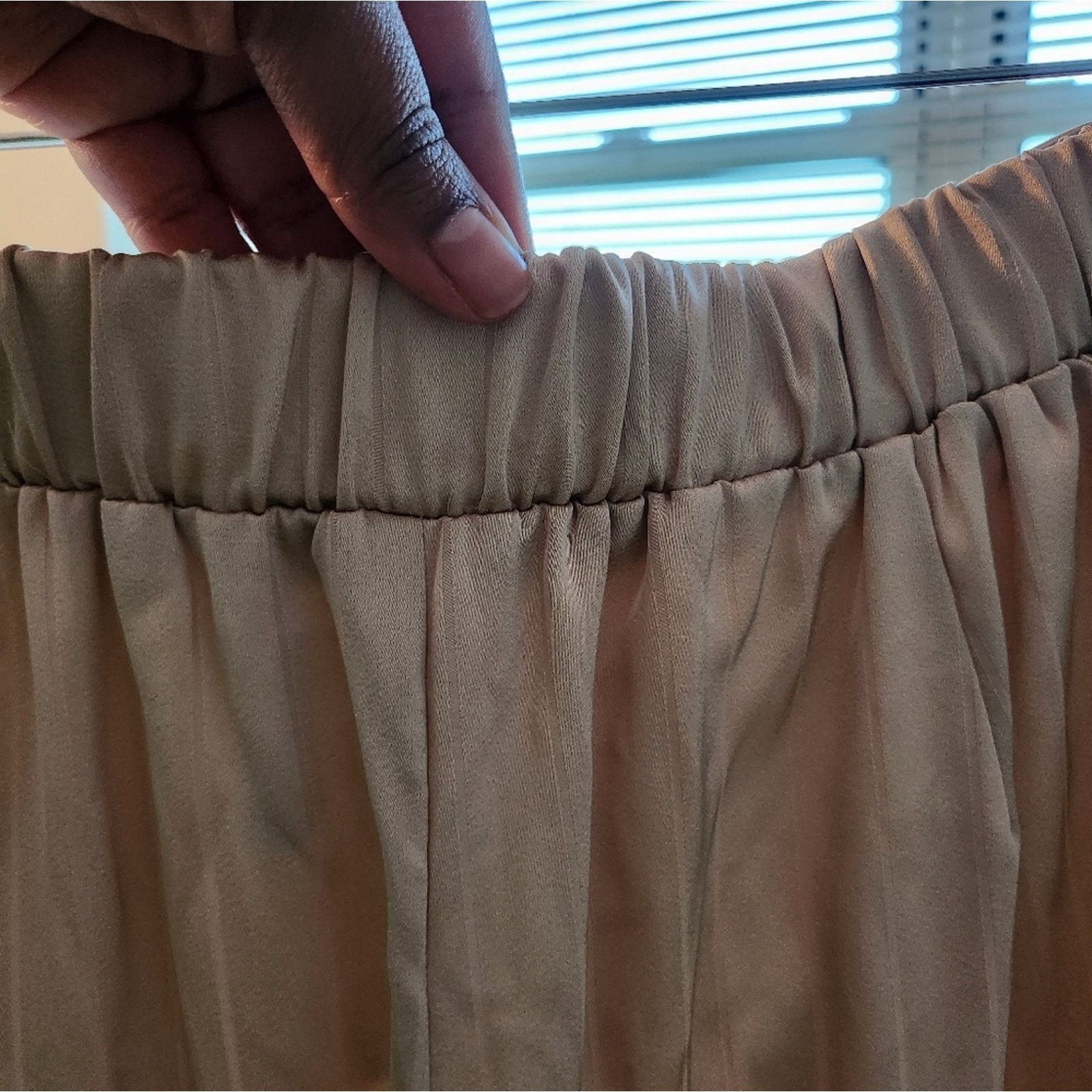 Zara NWOT/Zara-Pinstripe satin trousers Size 30" / US 8 / IT 44 - 6 Thumbnail