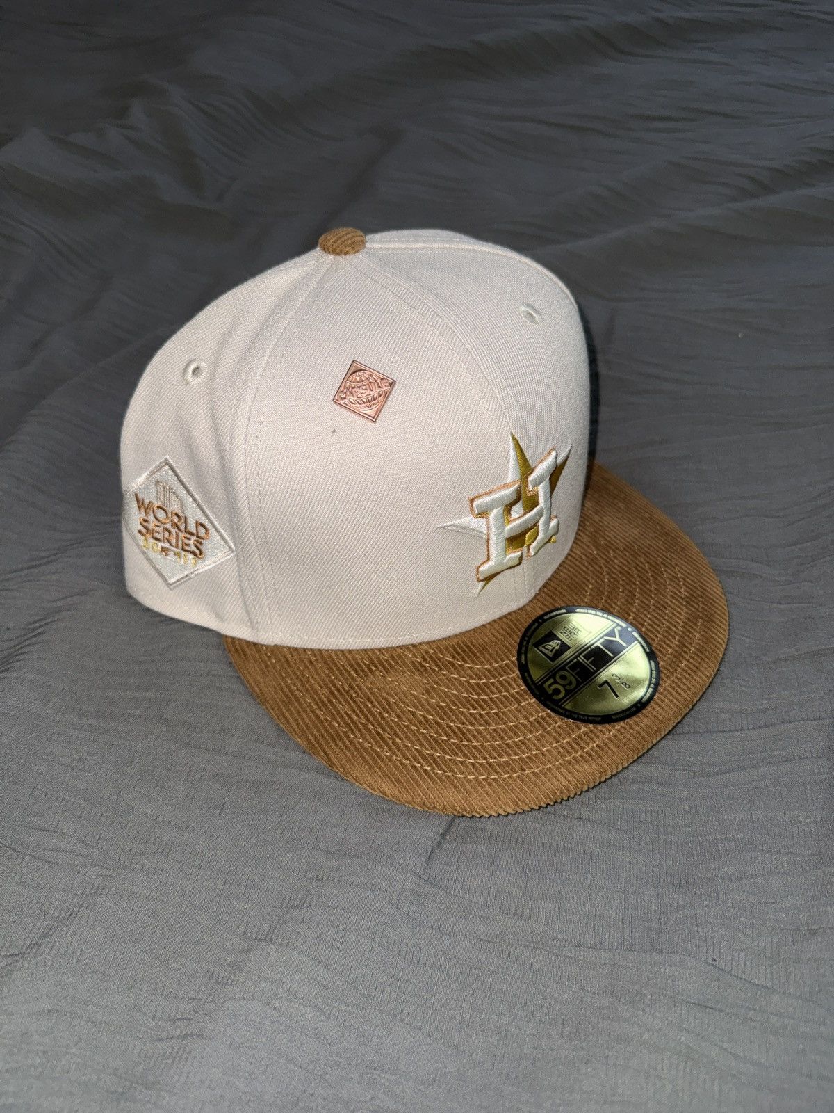 New Era Houston Astros hat 7 3/8 Size ONE SIZE - 1 Thumbnail
