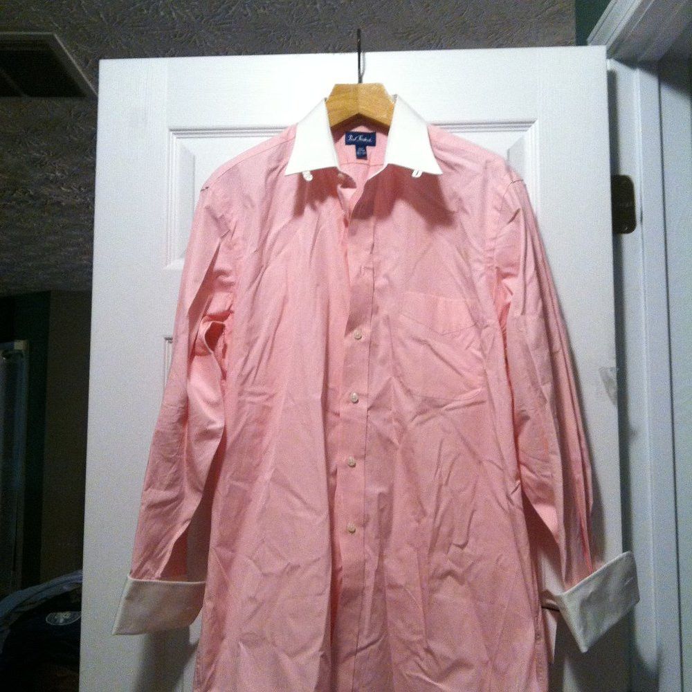 Paul Fredrick PAUL FREDRICK MEN'S 100%COTTON DRESS SHIRT SIZE:16.5/33 Size US L / EU 52-54 / 3 - 4 Thumbnail