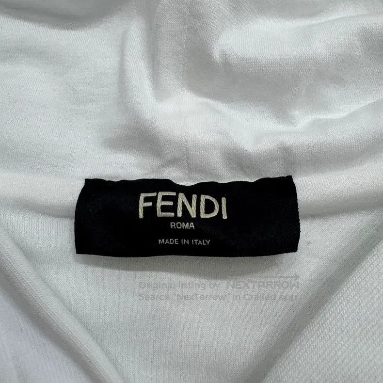 Fendi Fendi Monogram Patchwork Hoodie Size US XL / EU 56 / 4 - 2 Thumbnail