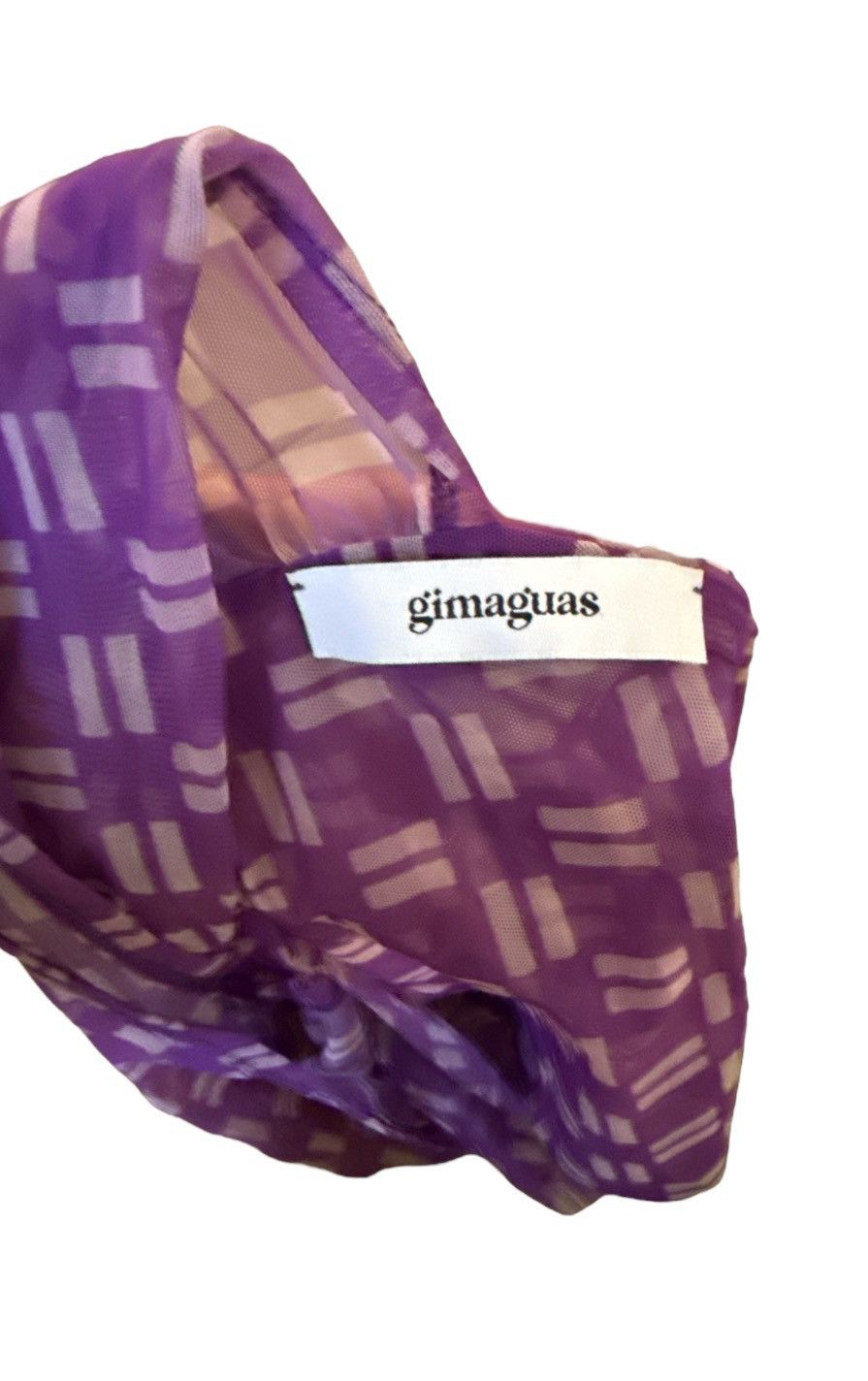 Gimaguas Gimaguas Semi-Sheer One Shoulder Camisole Size S / US 4 / IT 40 - 3 Thumbnail