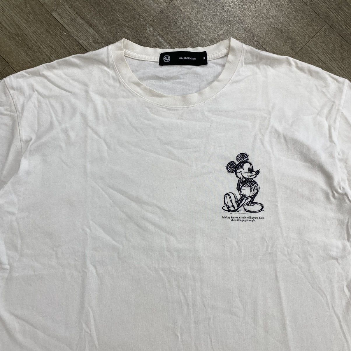 GU × Undercover 2000s GU x Undercover Mickey Mouse Oversize T-Shirt Size US XL / EU 56 / 4 - 9 Thumbnail