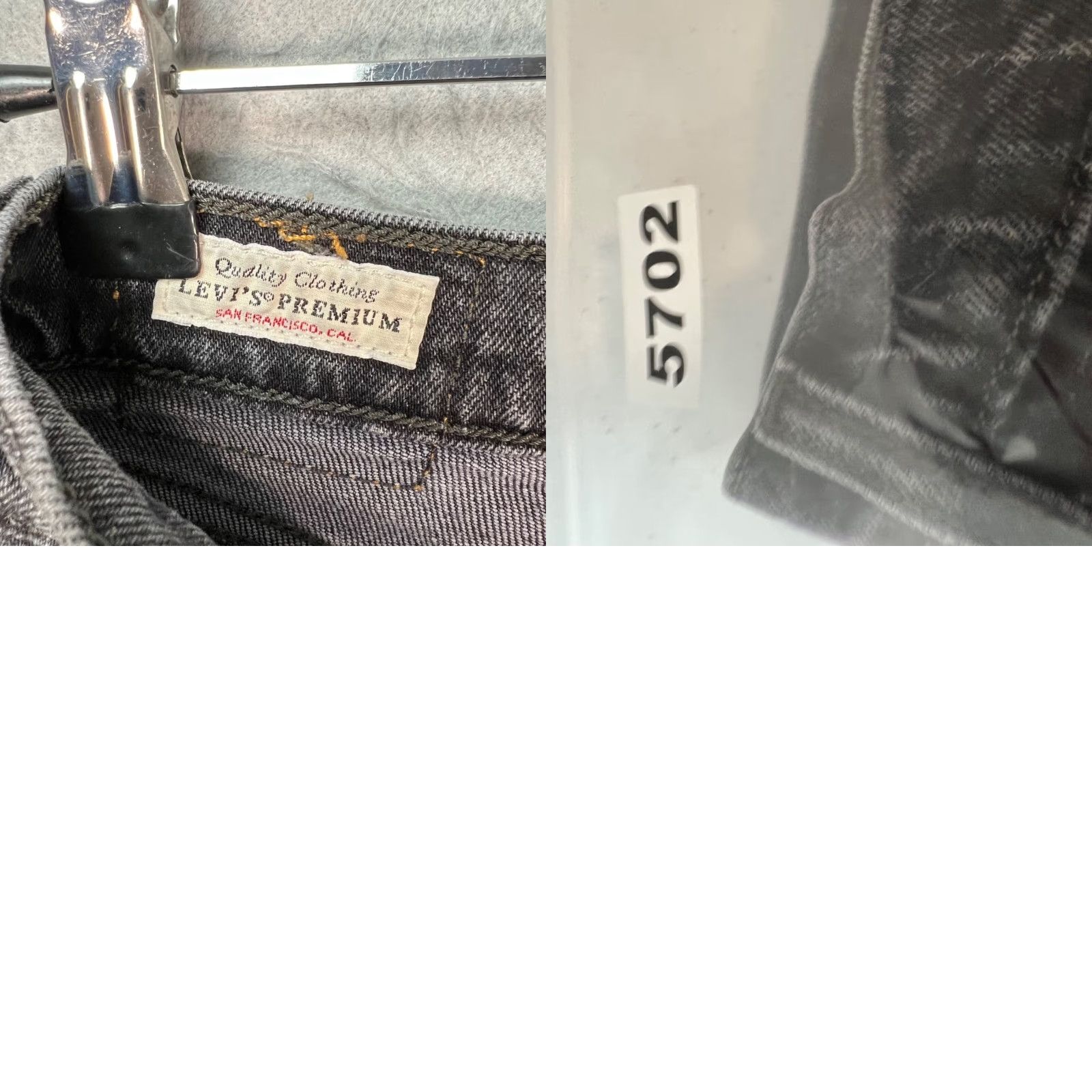 Levi's Levi's Womens Size 26 Ribcage High-Waisted Black Denim Cut-Off Shorts Shirt/Fashion Size 26" / US 2 / IT 38 - 9 Thumbnail