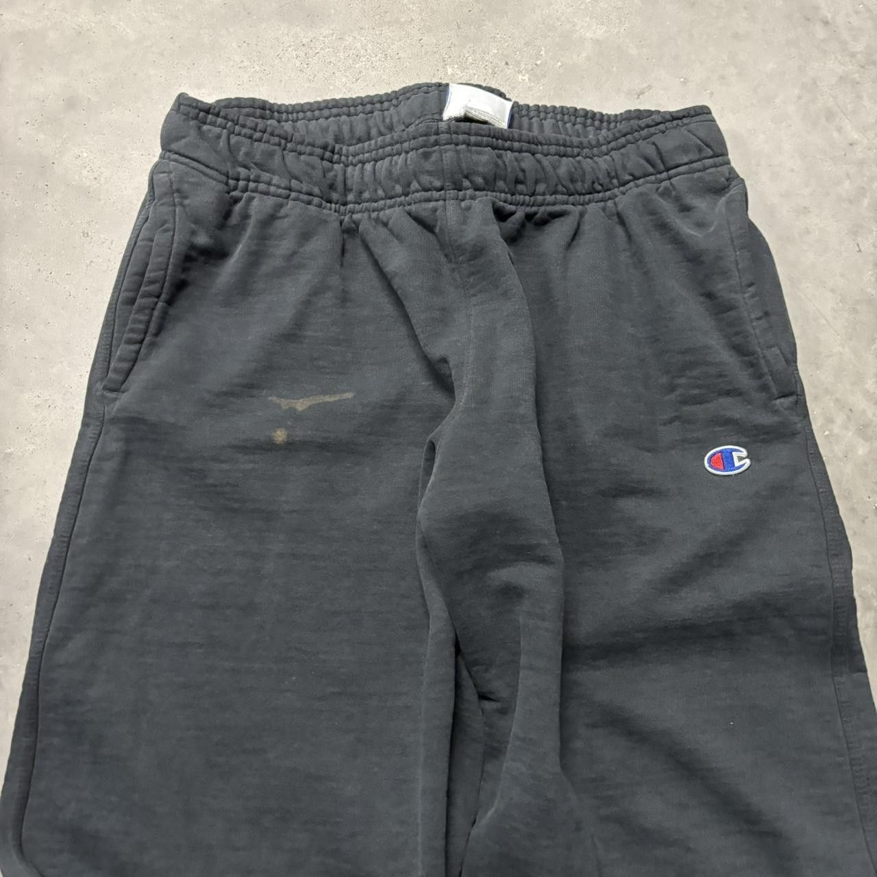 Japanese Brand × Vintage Crazy Vintage Y2K/2000s Black Skater Essential Sweatpants! Size US 30 / EU 46 - 4 Thumbnail