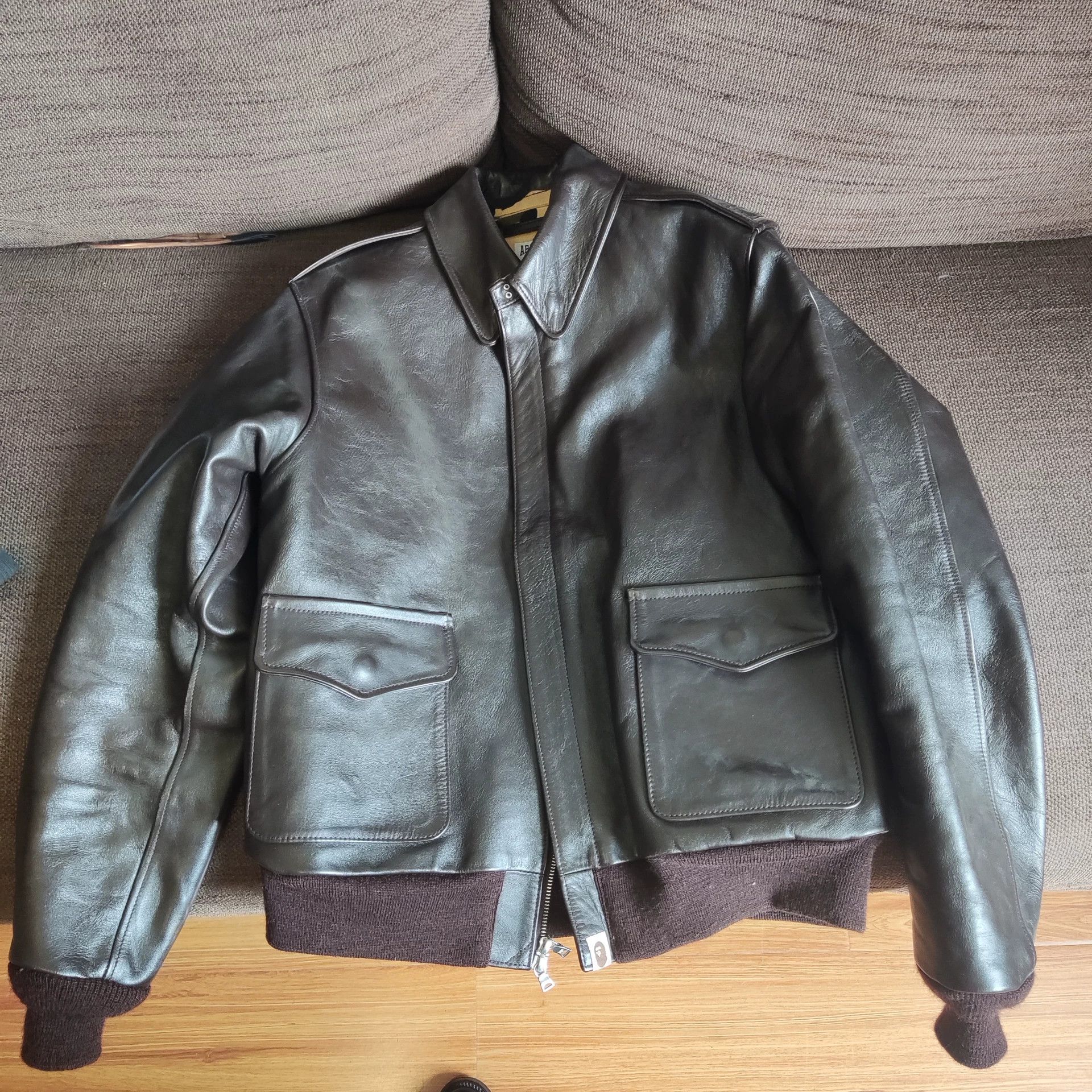 Bape BAPE Limited Horse Leather A2 Jacket Size US L / EU 52-54 / 3 - 1 Thumbnail