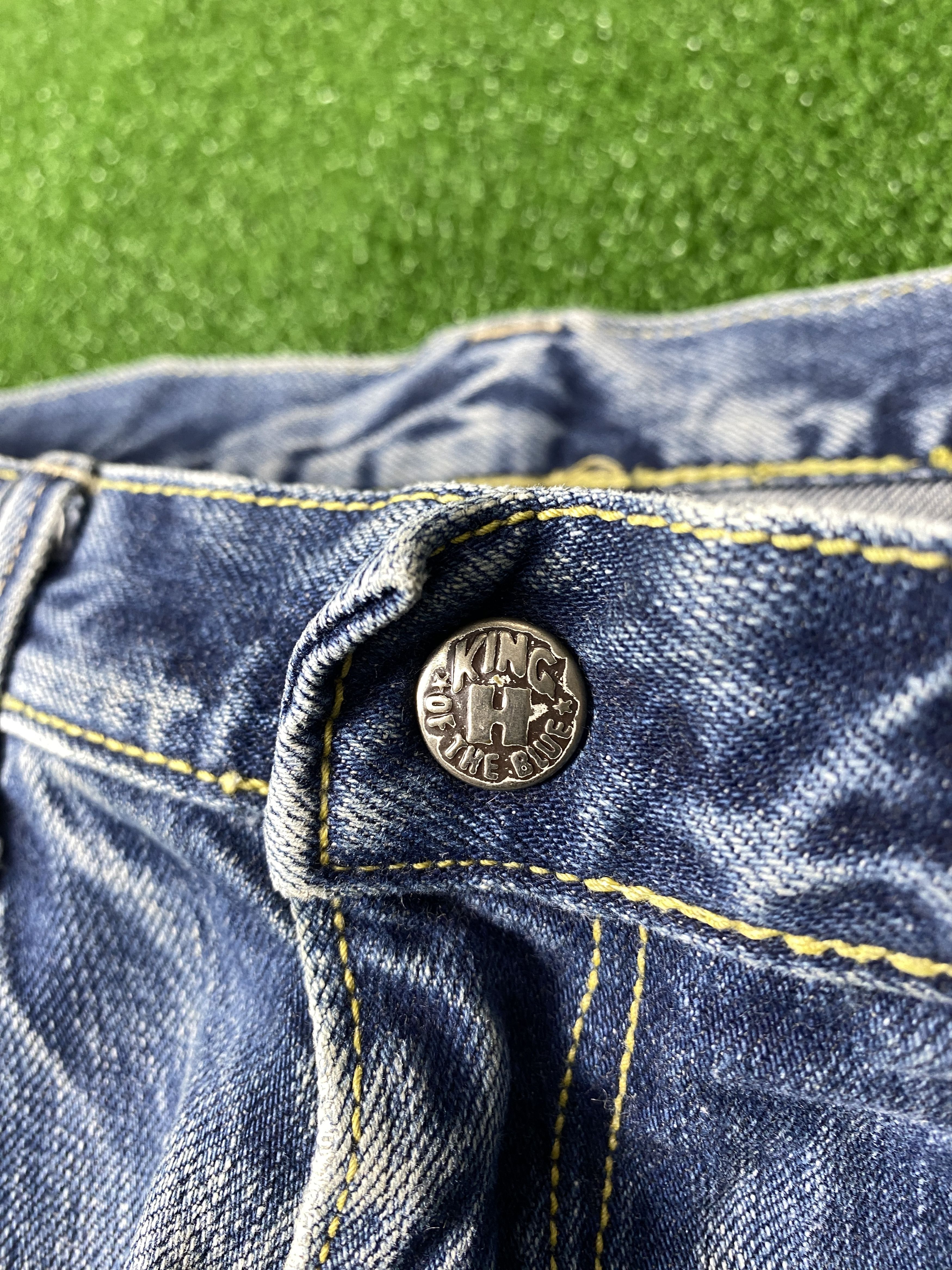 Japanese Brand Vintage Japanese Brand Distressed Faded Blue Jeans CP0065 Size US 34 / EU 50 - 4 Thumbnail