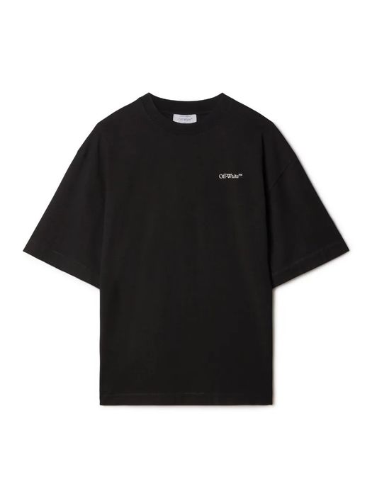 Balenciaga OFF WHITE T-SHIRT ARROWS VIRGIL CARAVAGGIO LOGO