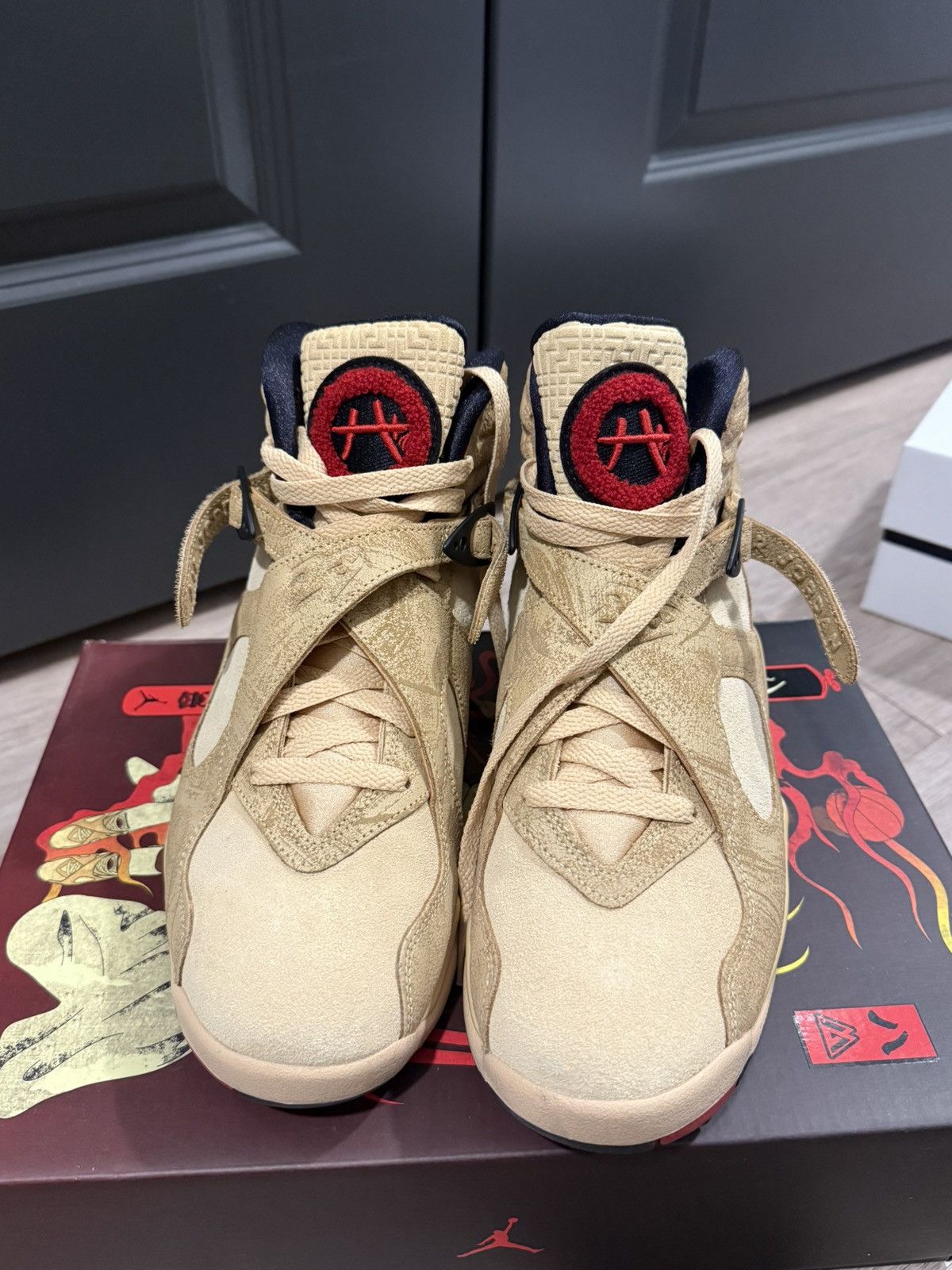 Jordan Brand Rui Hachimura x Air Jordan 8 Retro SE Black Samurai Size US 9 / EU 42 - 5 Thumbnail