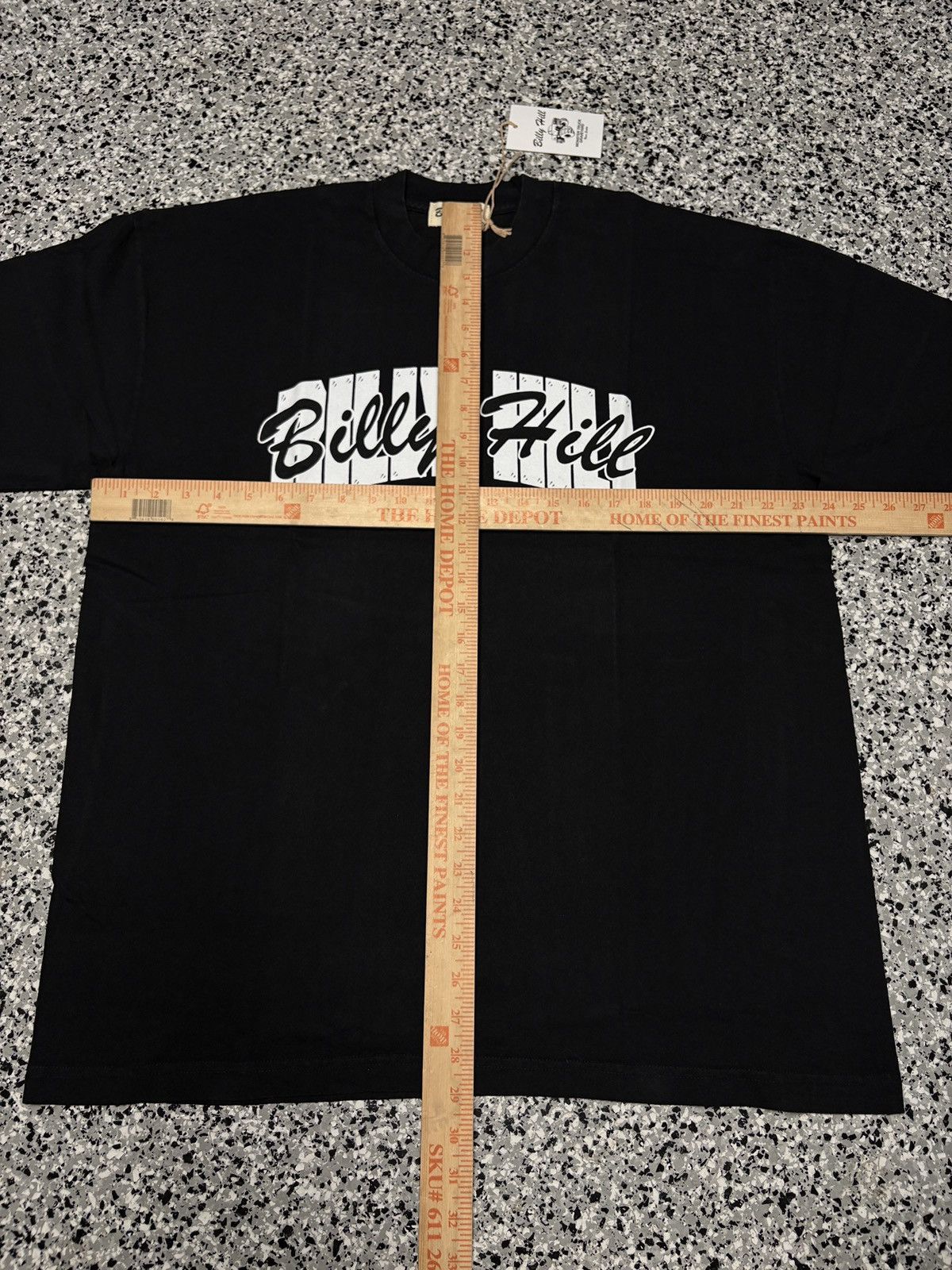 Billy Hill 2024 Billy Hill Black/White “Double Logo” T-Shirt Size XL Size US XL / EU 56 / 4 - 6 Thumbnail