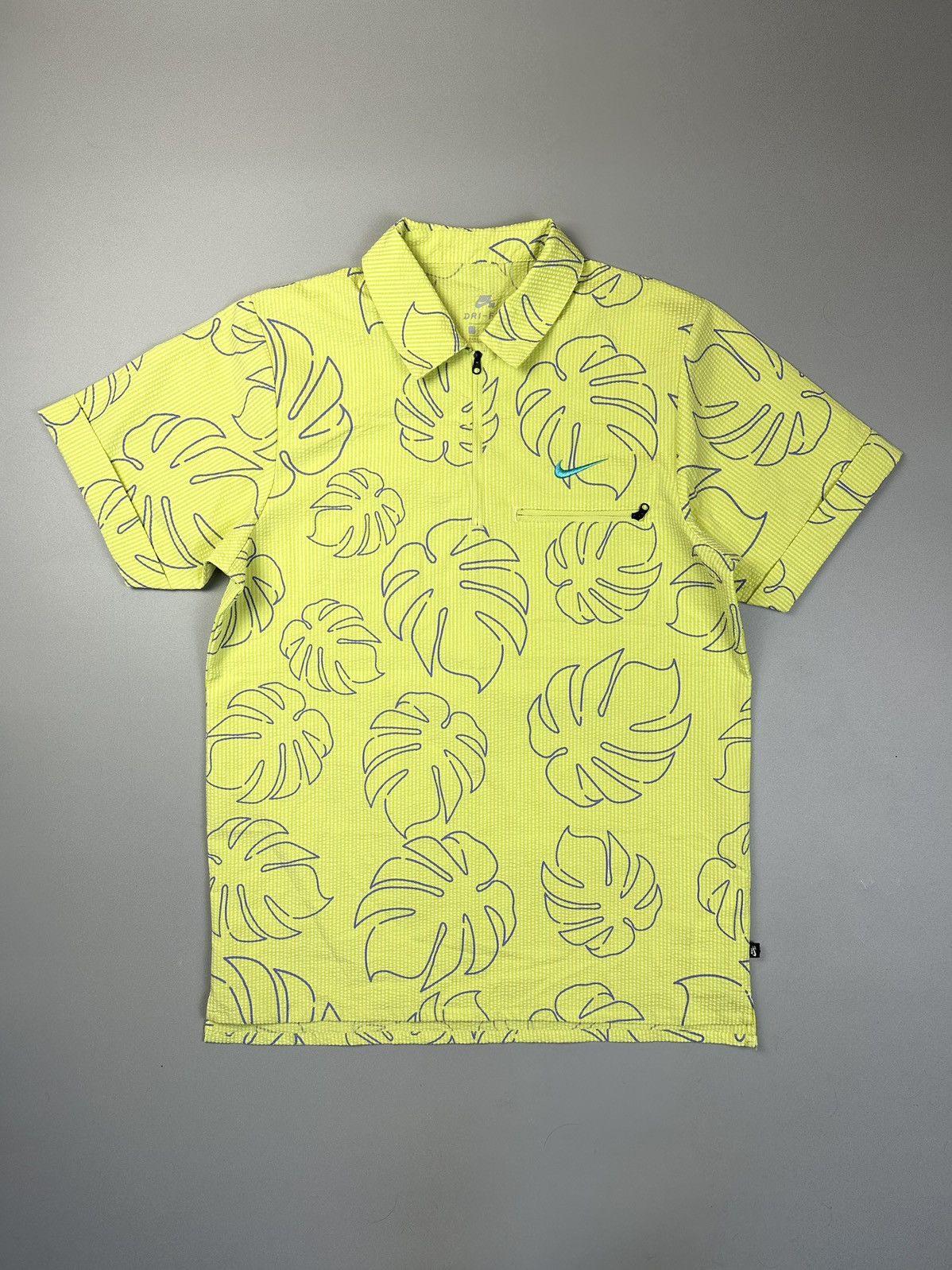Nike Nike sb GOLF polo shirt yellow flower print Size US S / EU 44-46 / 1 - 1 Thumbnail