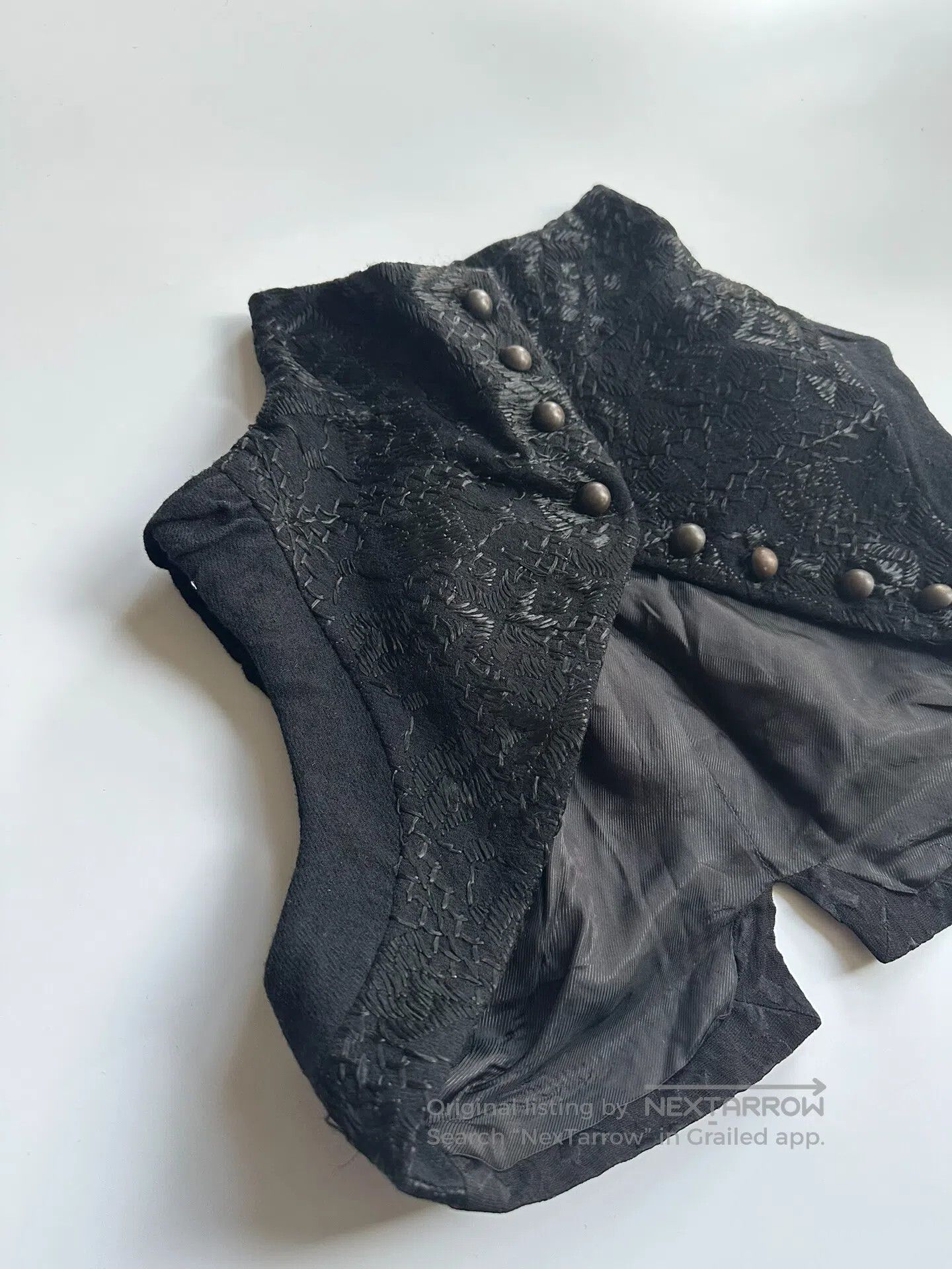 Ann Demeulemeester ANN DEMEULEMEESTER size48 09FW jacquard vest| Size L / US 10 / IT 46 - 3 Thumbnail