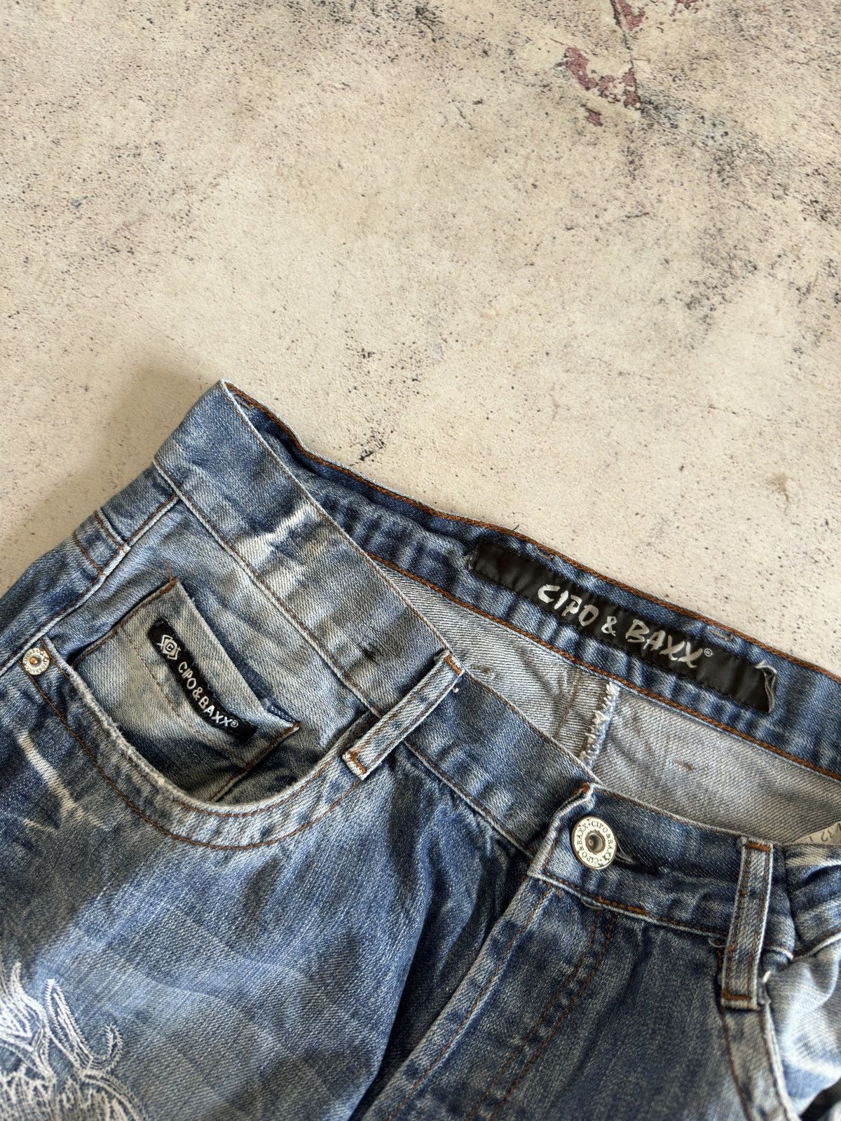 Other Cipo & Baxx Dragon Blue Denim Jeans Size 32/32 Size US 32 / EU 48 - 4 Thumbnail