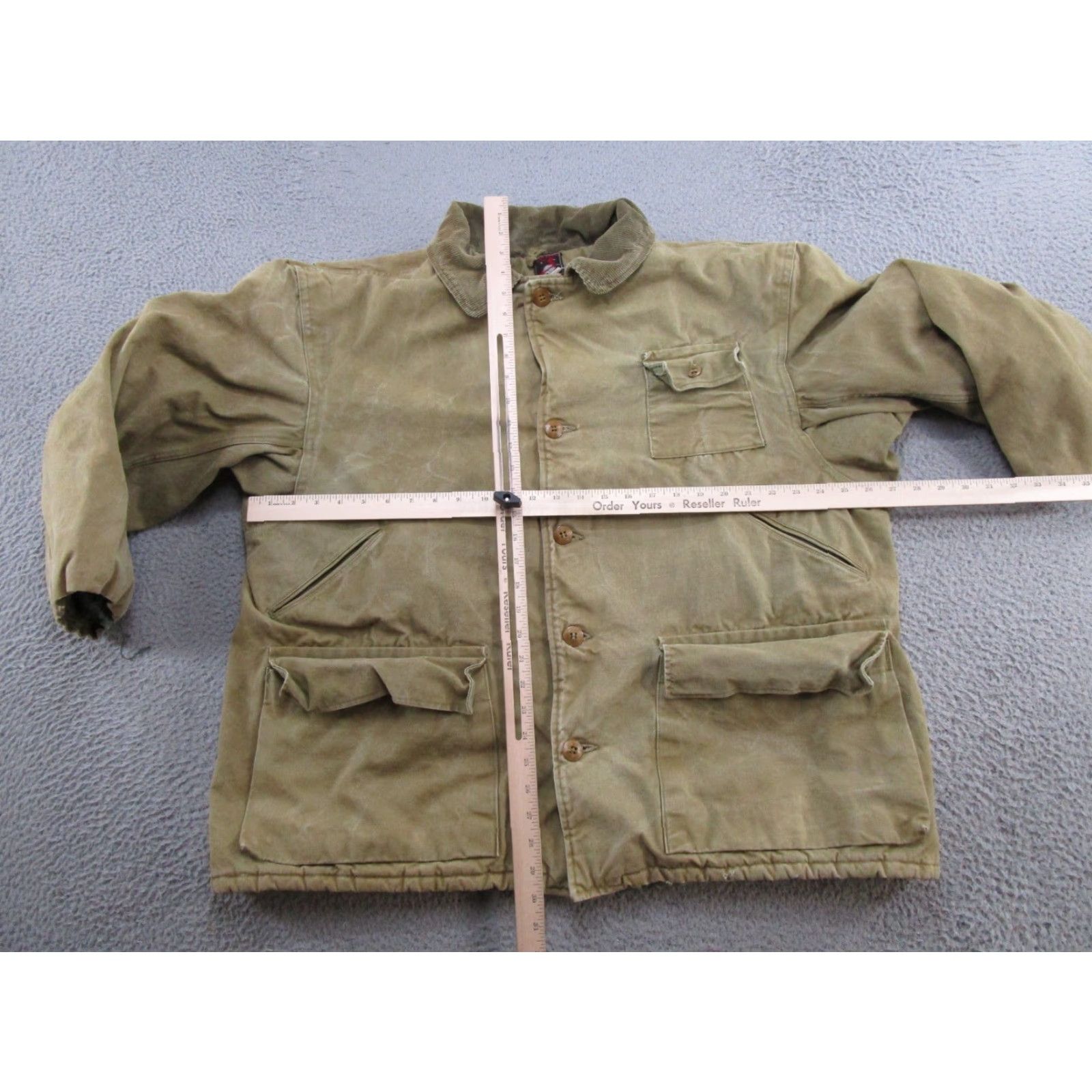 Vintage VINTAGE Red Head Hunting Jacket Mens Cotton Canvas Overcoat USA 40s 50s Brown Regular L Jacket Size US L / EU 52-54 / 3 - 5 Thumbnail