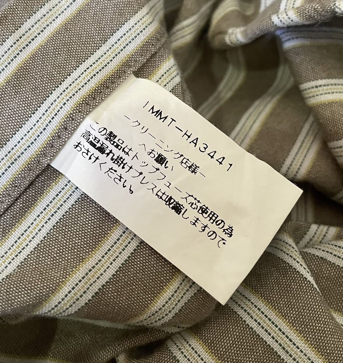 Issey Miyake Issey miyake striped big buttons relaxed button up shirt Size US M / EU 48-50 / 2 - 4 Thumbnail