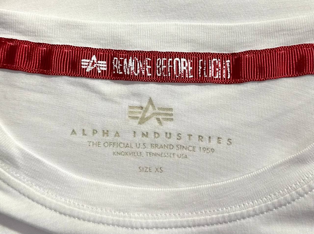 Alpha Industries Alpha Industries Basic Big Logo Print Women's T-Shirt white Size XS / US 0-2 / IT 36-38 - 6 Thumbnail