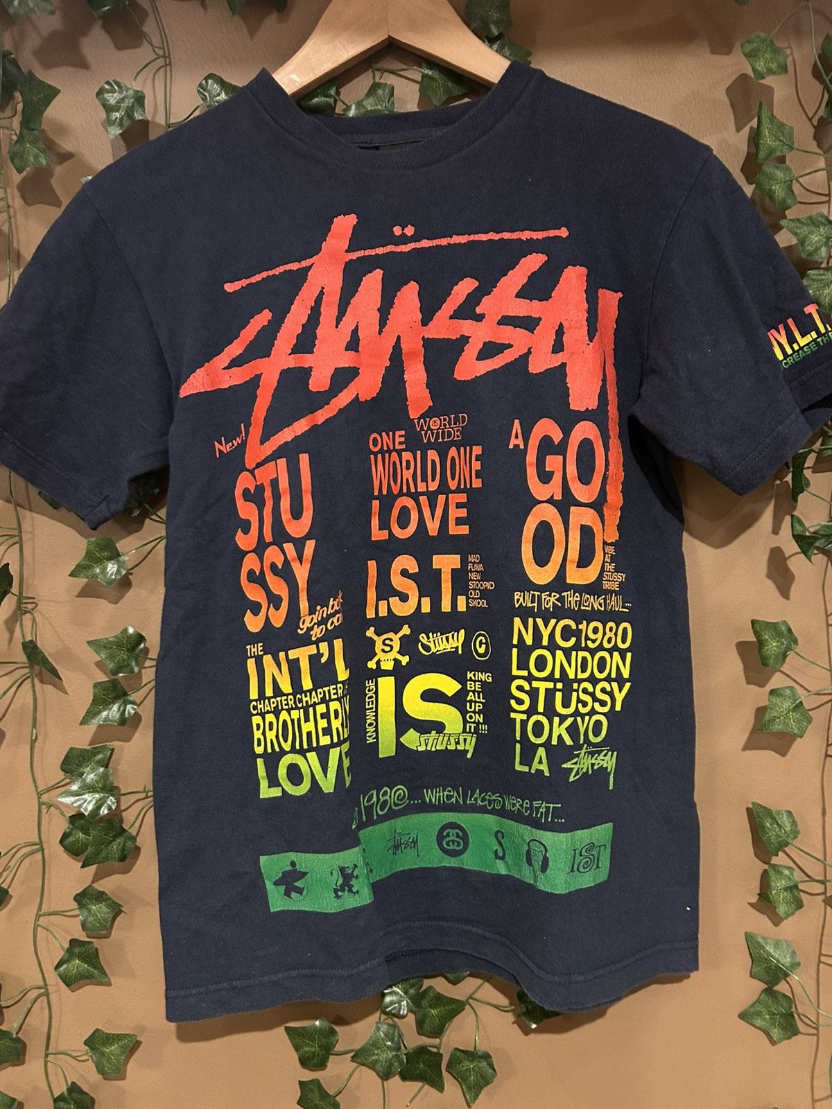 Stussy × Vintage 1989 Vintage Stussy Feelin Irie Bob Marley Reggae