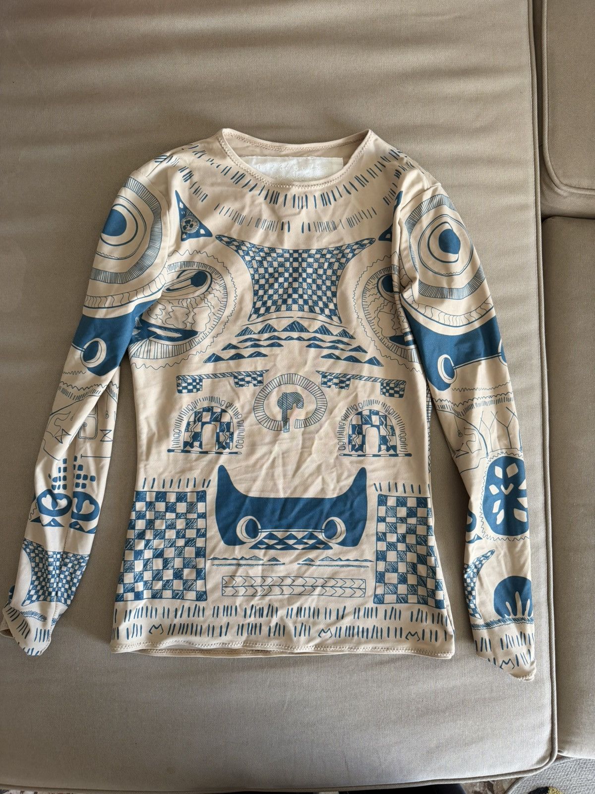 H&M × Maison Margiela HM & Maison Margiela Tattoo body long sleeve Size XS / US 0-2 / IT 36-38 - 1 Thumbnail