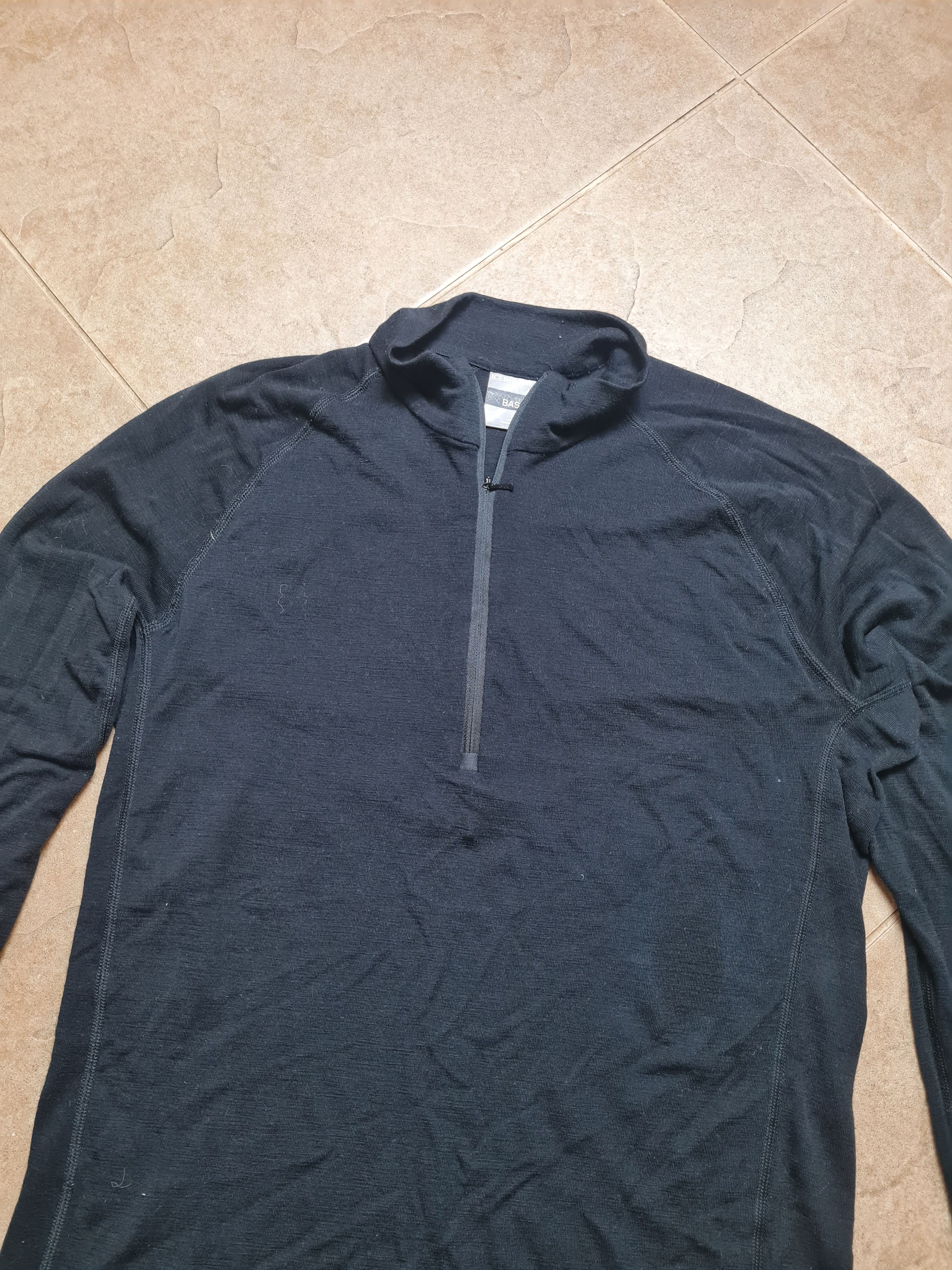 Icebreaker Trekking Icebreaker Wool Elemental Long Sleeve Black Merino Size US L / EU 52-54 / 3 - 13 Thumbnail