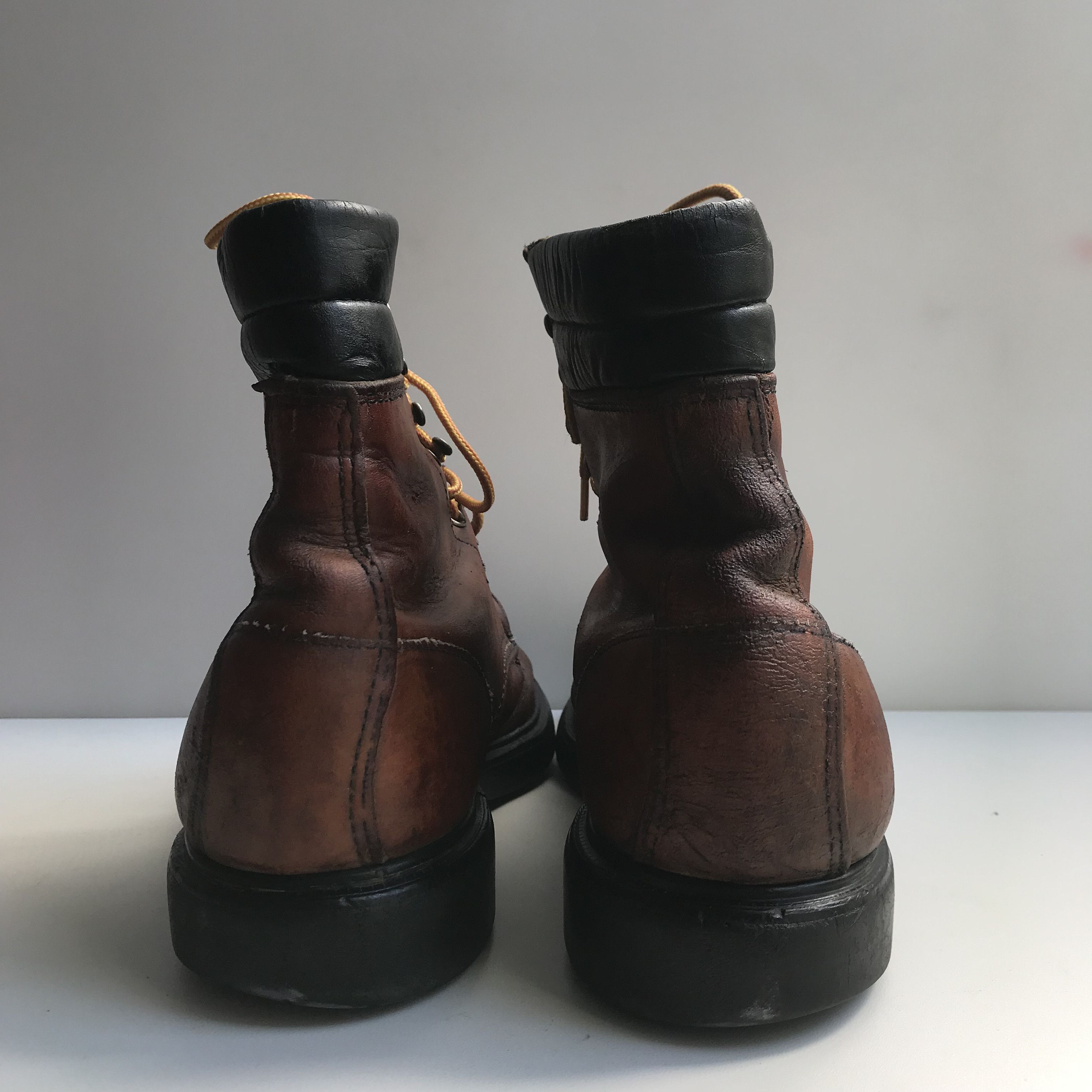 Red Wing Vintage Red Wing 204 Leather SuperSole Moc Toe Ankle Boots Size US 10 / EU 43 - 10 Thumbnail