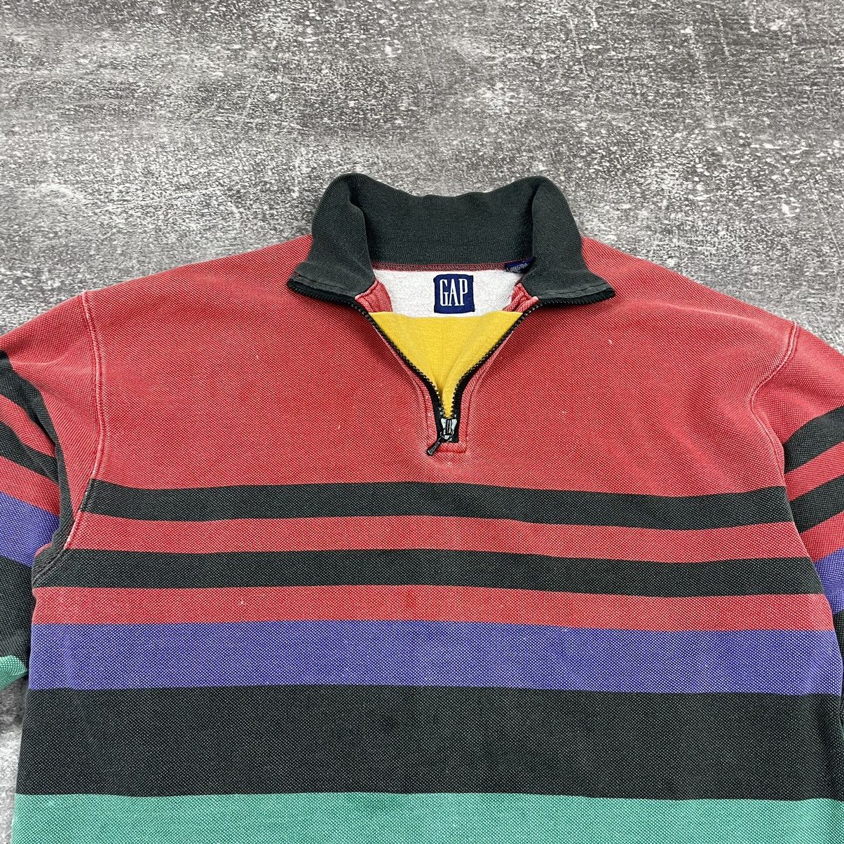 Gap Vintage Gap Multicolour Longsleeve Shirt Size US XL / EU 56 / 4 - 2 Thumbnail