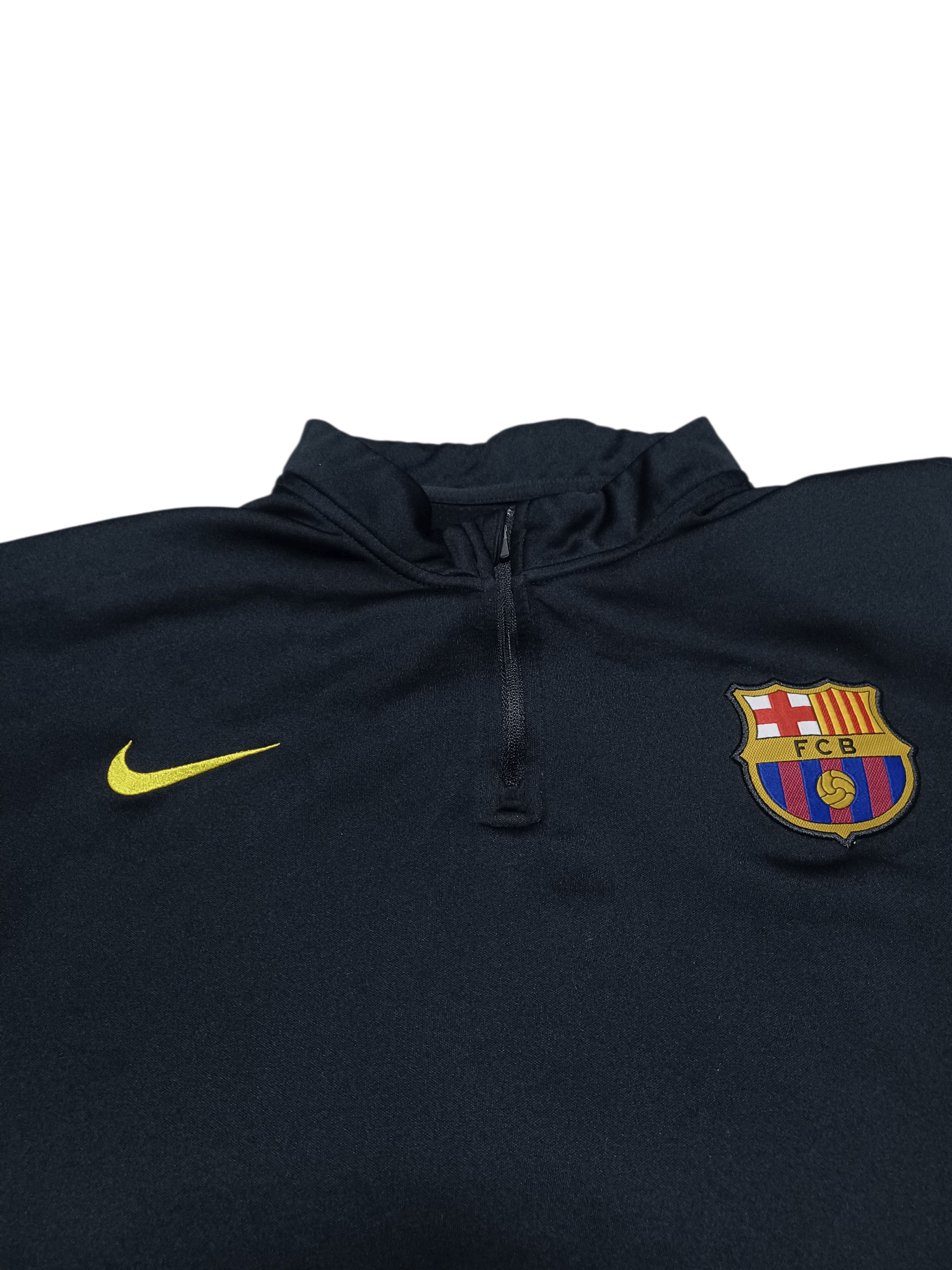 Nike BARCELONA NIKE VINTAGE 2013 THERMO TRAINING 1/4 SWEATSHIRT Size US XXL / EU 58 / 5 - 2 Thumbnail