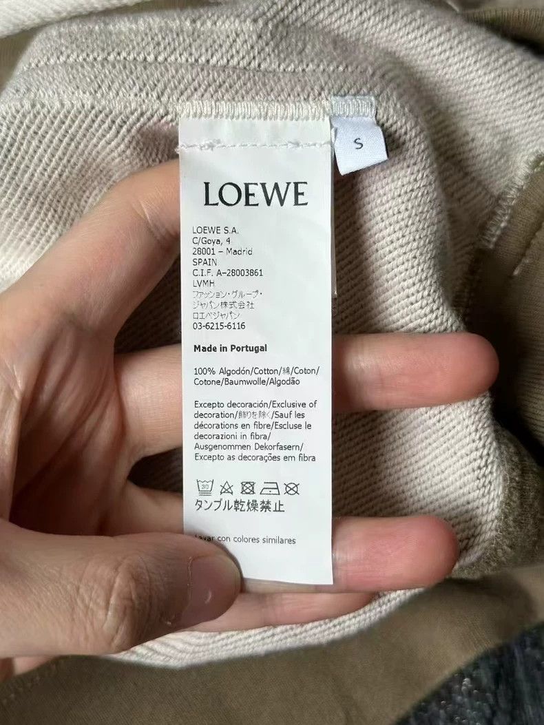 Loewe LOEWE Bright line embroidered logo hoodie Size S / US 4 / IT 40 - 4 Thumbnail