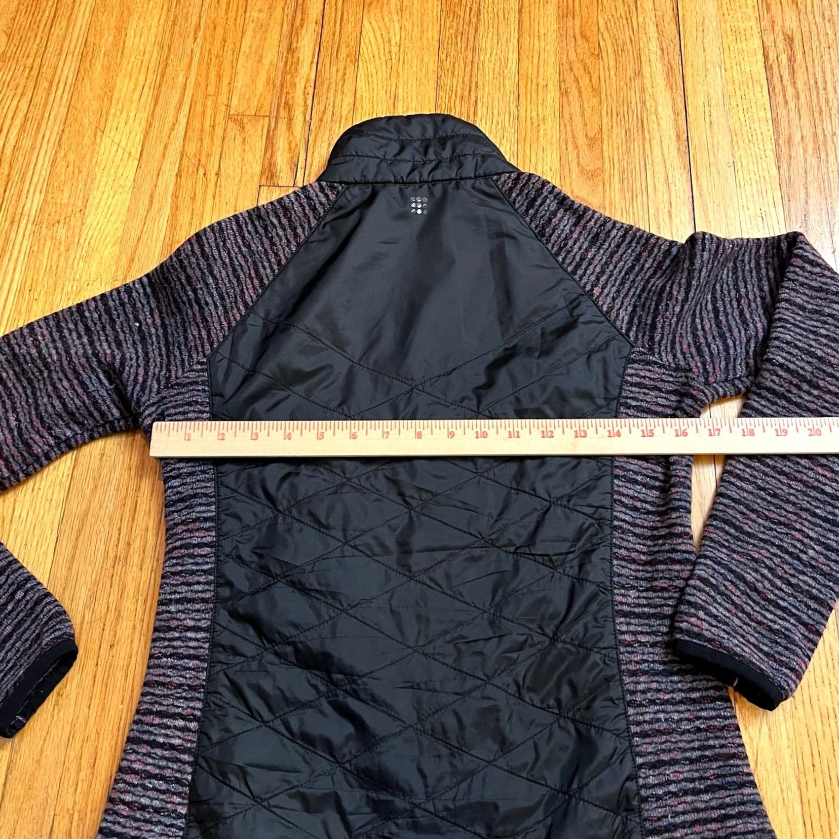 Vintage Title Nine Jacket Womens Small Black Wool Puffer Long Sleeve Purple Blend Trail Womens Size S / US 4 / IT 40 - 8 Thumbnail
