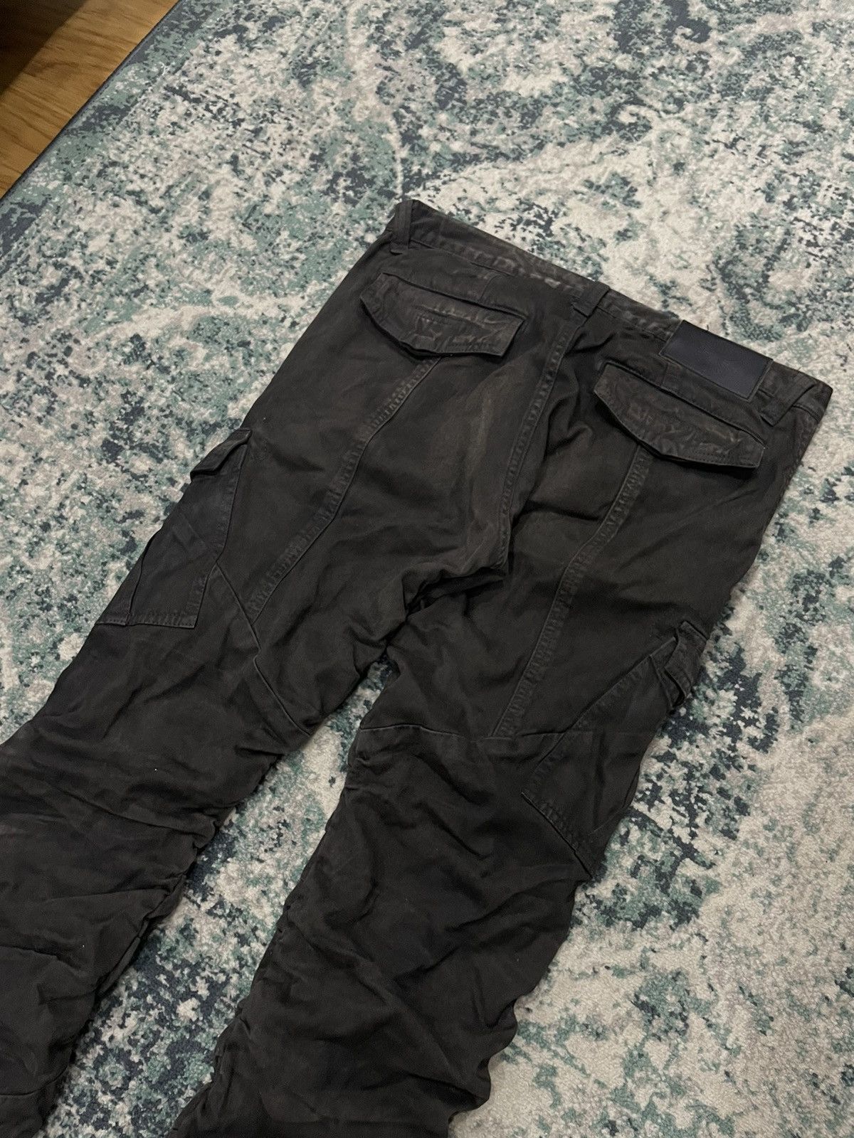 Tornado Mart Tornado Mart Waxed Multipocket Coated Denim Pants Size US 30 / EU 46 - 17 Thumbnail