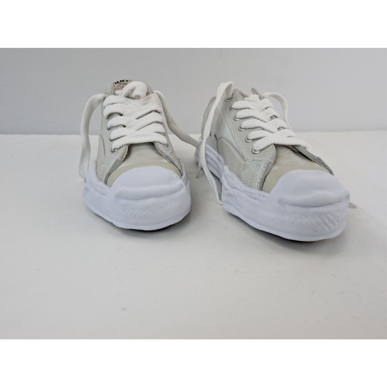 Maison MIHARA YASUHIRO o1rshd1 Hank Original Sole Brushed Sneaker in White Size US 12 / EU 45 - 5 Thumbnail