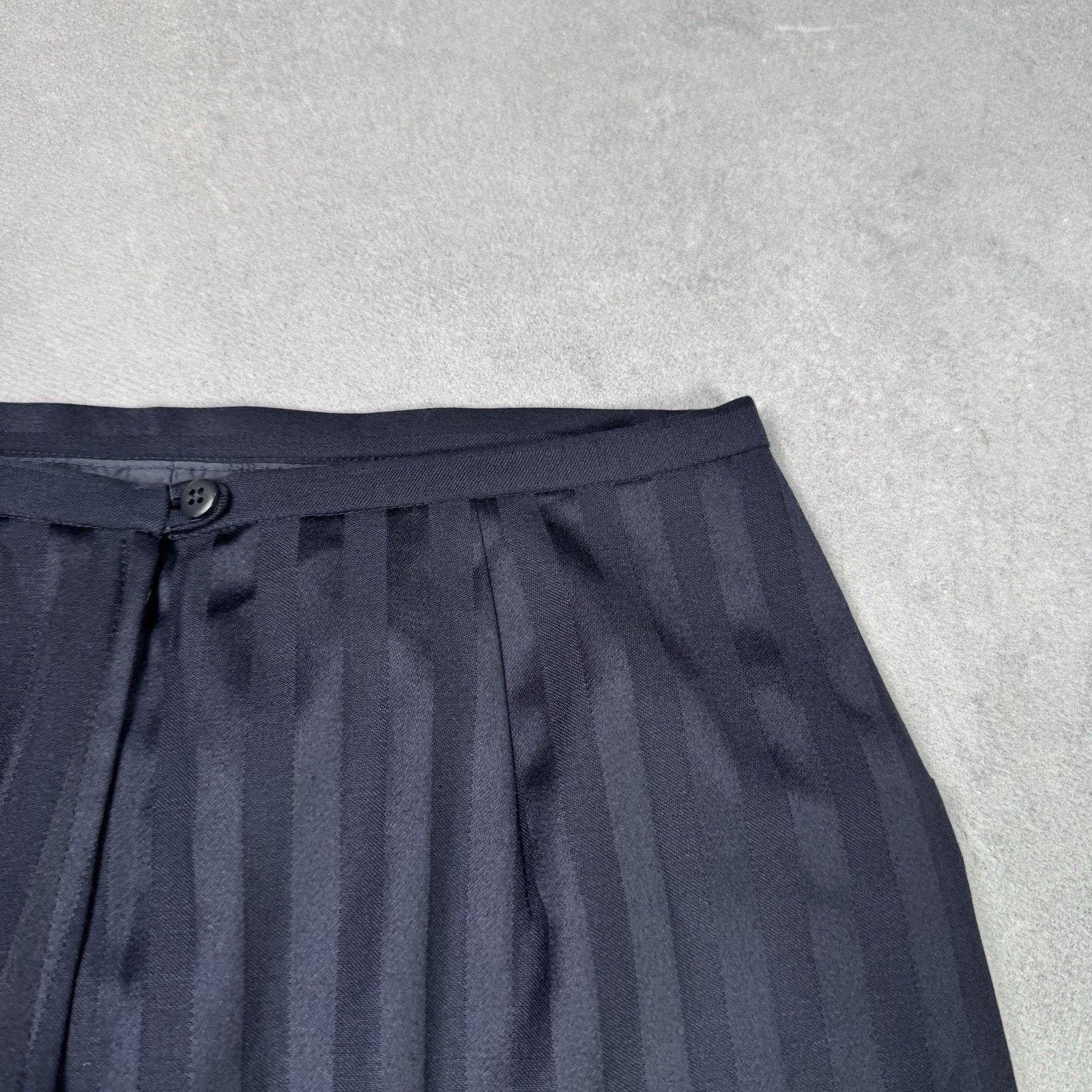 Dior Vintage Christian Dior Coordonnes Short Skirt Blue 46/12 Size 32" / US 10 / IT 46 - 17 Thumbnail