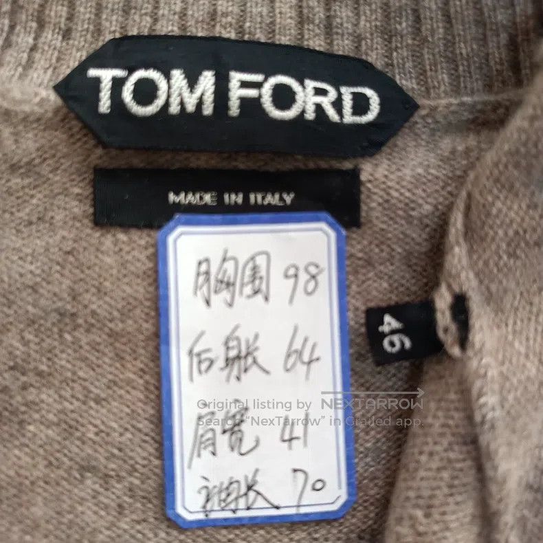 Tom Ford Tom Ford High-neck cashmere sweater Size US S / EU 44-46 / 1 - 3 Thumbnail