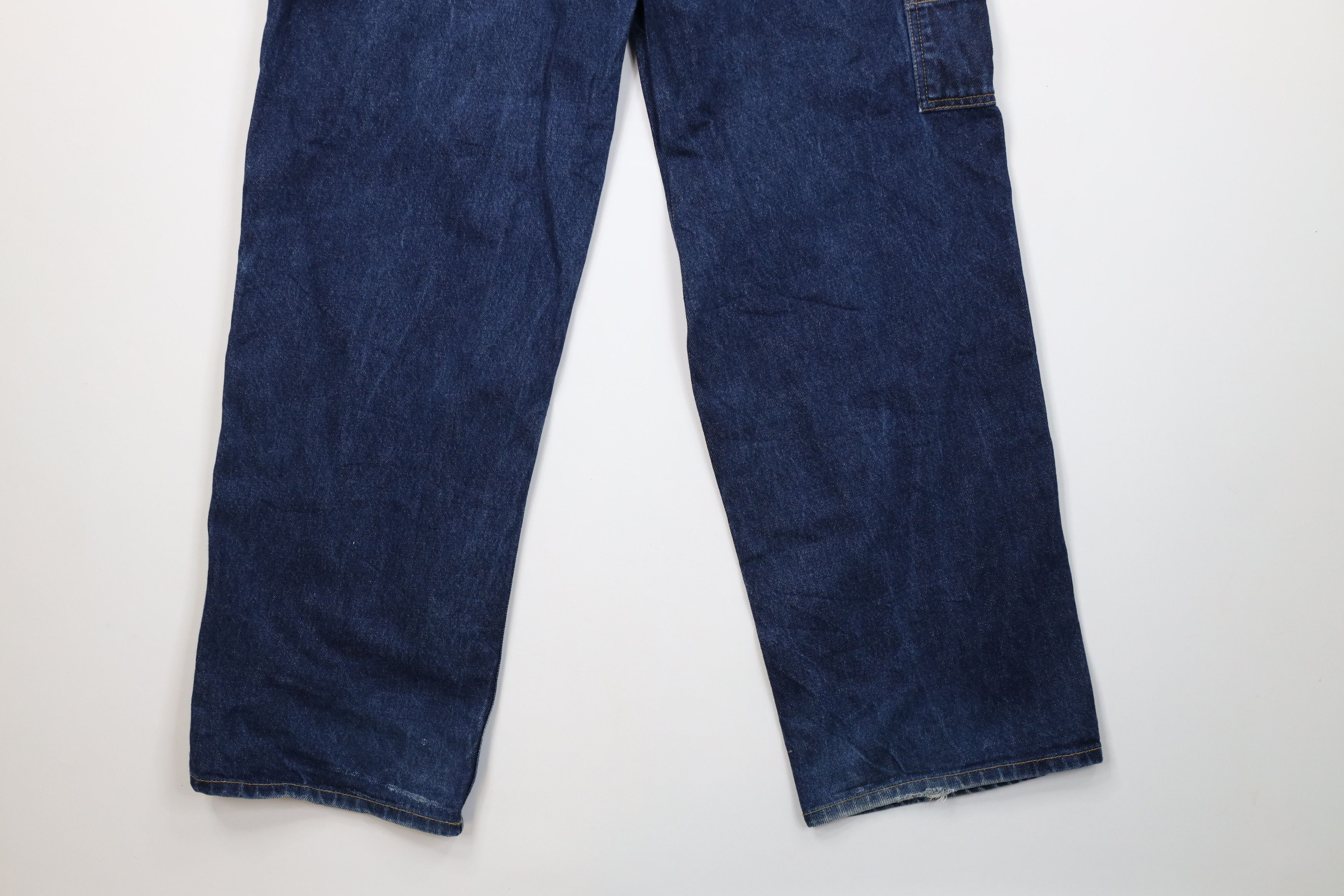 Tommy Hilfiger Vintage Y2K 2002 Tommy Hilfiger Wide Leg Dungaree Jeans Size US 32 / EU 48 - 13 Thumbnail