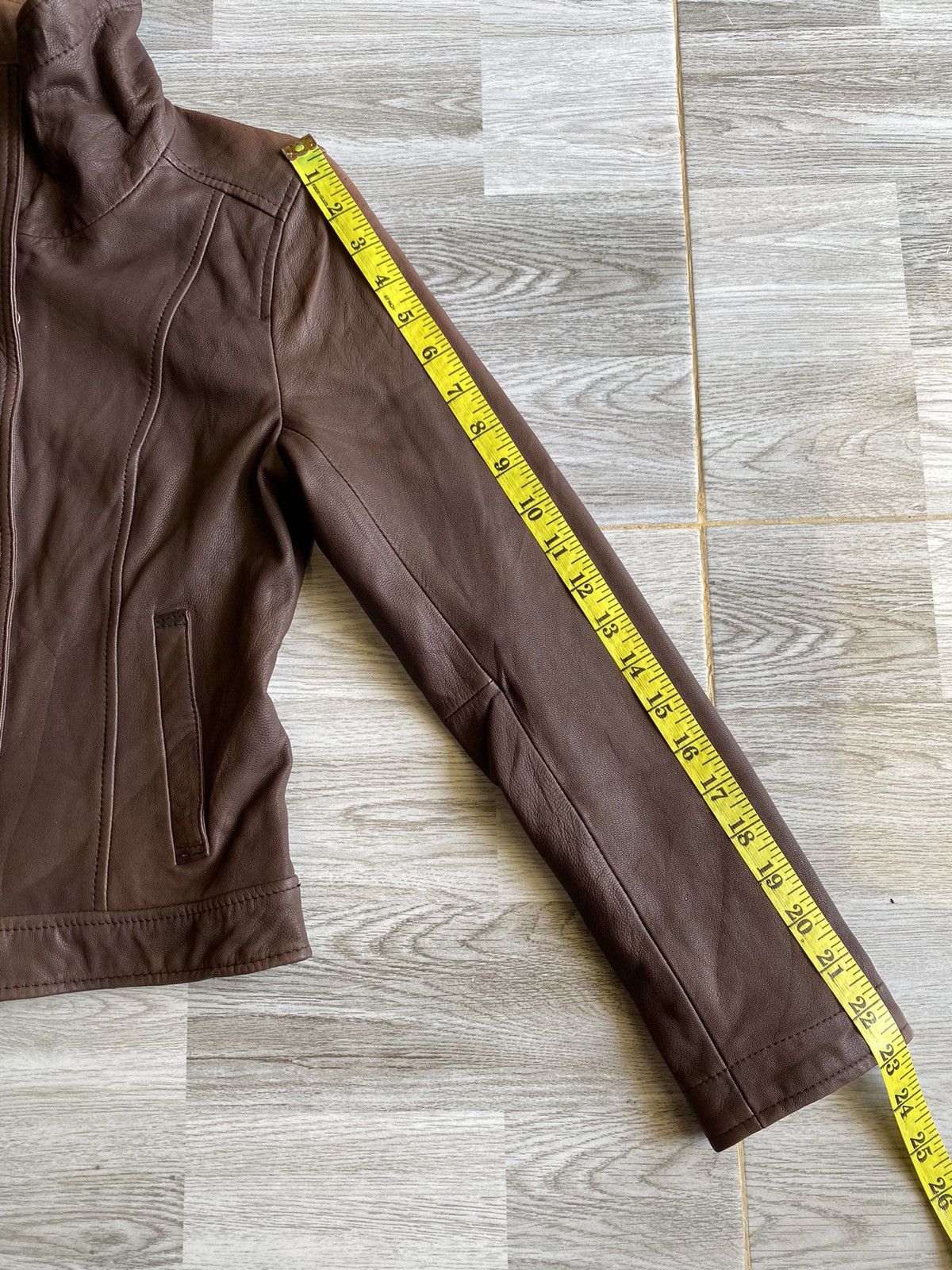 Japanese Brand ROPE Sheepskin Leather Jacket Size XS / US 0-2 / IT 36-38 - 17 Thumbnail