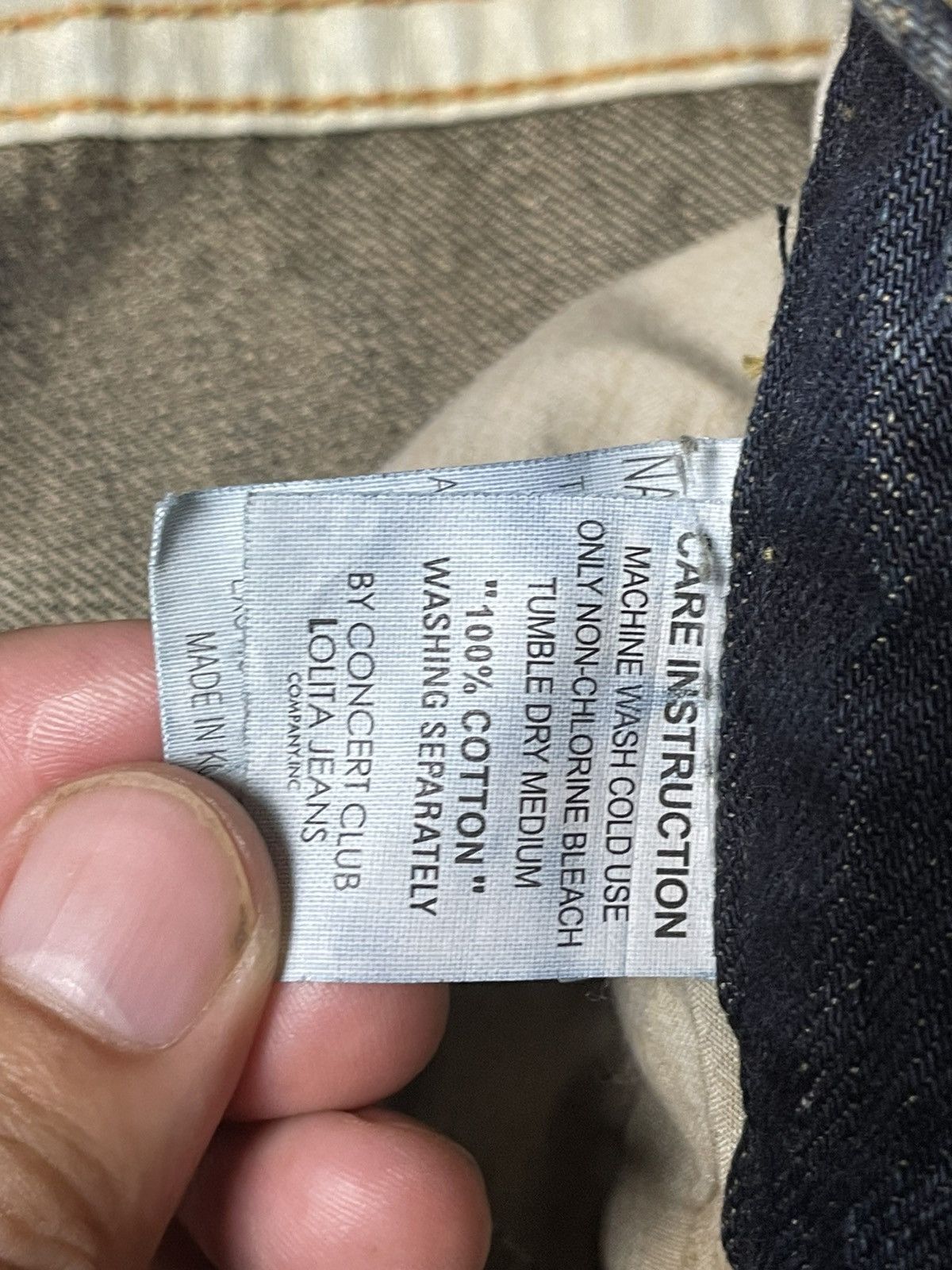 Japanese Brand × Vintage LOLITA JEANS Owl Rusty Blue Distressed Denim (92) Size US 32 / EU 48 - 17 Thumbnail