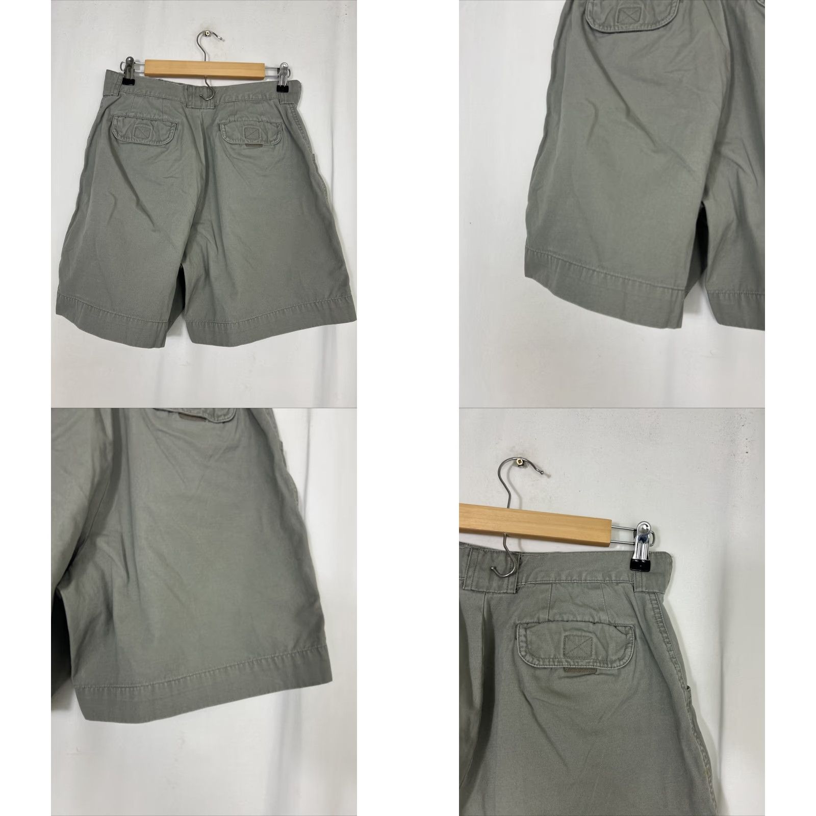 Eddie Bauer Eddie Bauer Womens Cargo Short Hiking Cotton Army Green 29x7 Size 10 Regular Womens Size 32" / US 10 / IT 46 - 8 Thumbnail