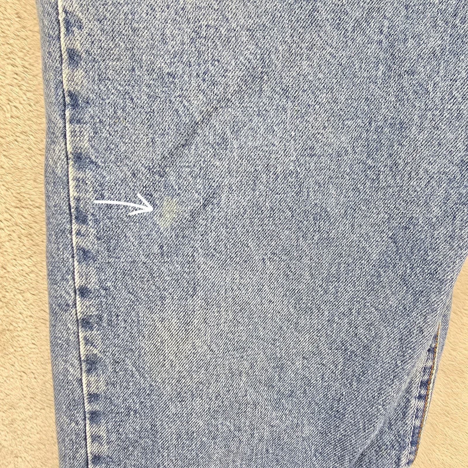 Levi's Vintage Levis 501 Jeans 34x32 (Fits 33x29) USA 90s *FLAWS* Size US 34 / EU 50 - 6 Thumbnail