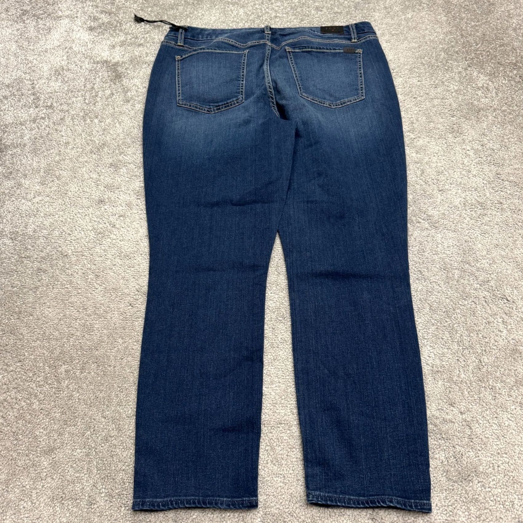 7 For All Mankind Jen7 7 For All Mankind Ankle Skinny Denim Jeans Women 14 Blue Mid Rise Dark Wash Size 36" / US 14 / IT 50 - 2 Thumbnail