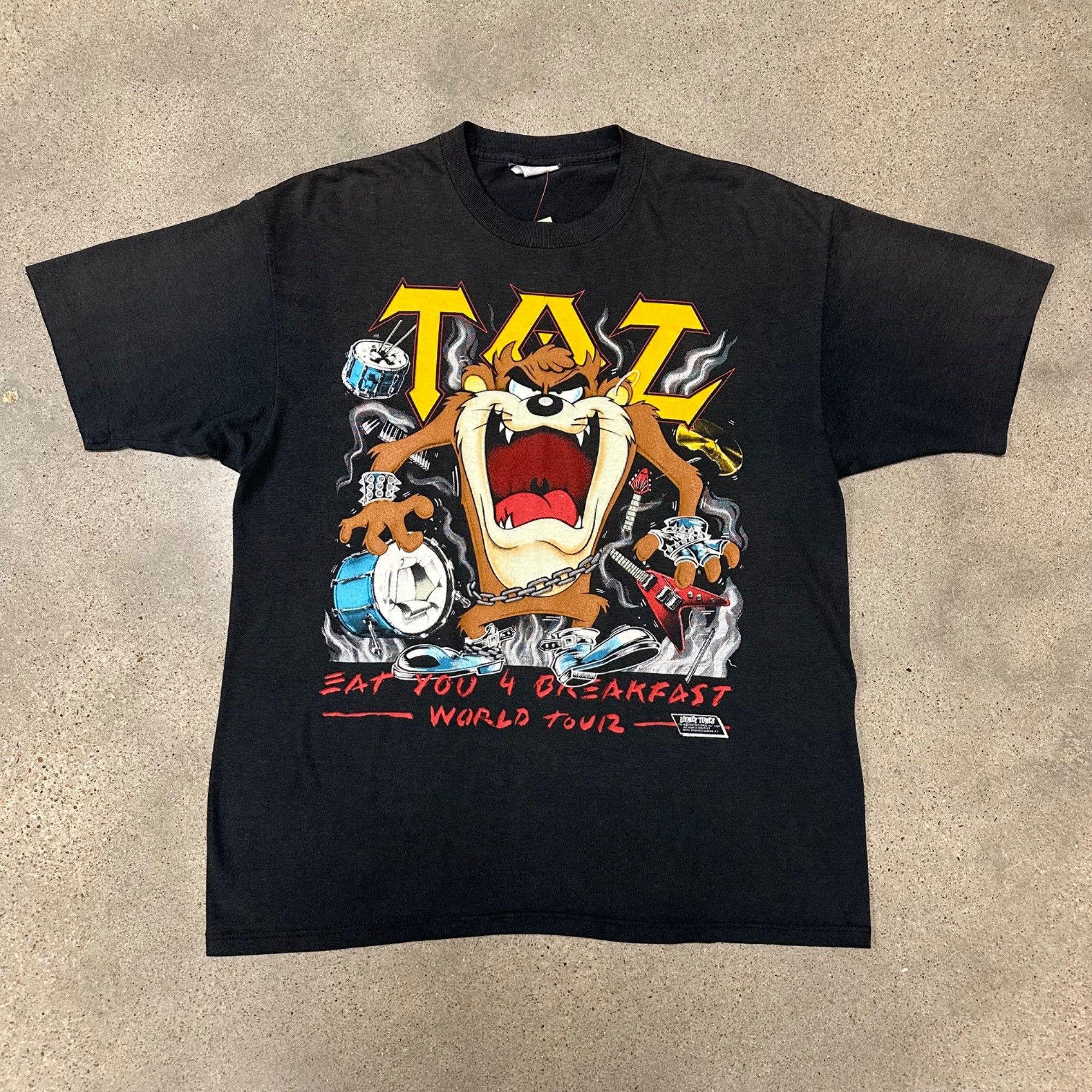 1989 high quality Taz World Tour Tee XL