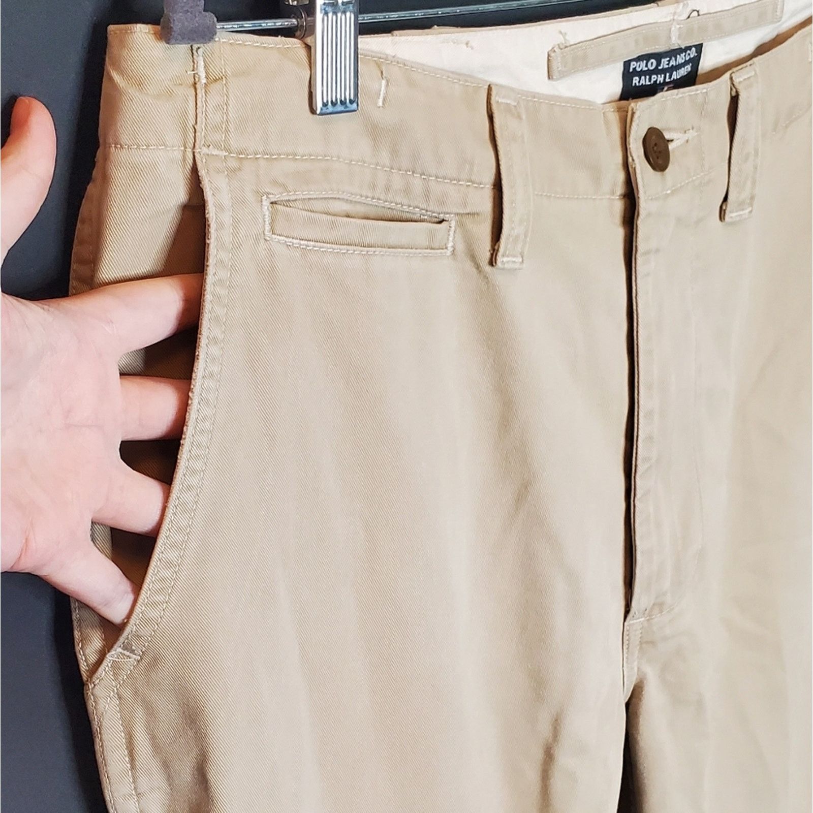 Polo Ralph Lauren Polo Jeans Co Ralph Lauren Tan Jeans 34x32 Size US 34 / EU 50 - 2 Thumbnail